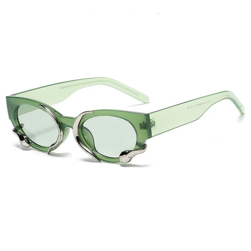 Vintage Snake Edge Fashion Glasses Size ONE SIZE - 2 Thumbnail