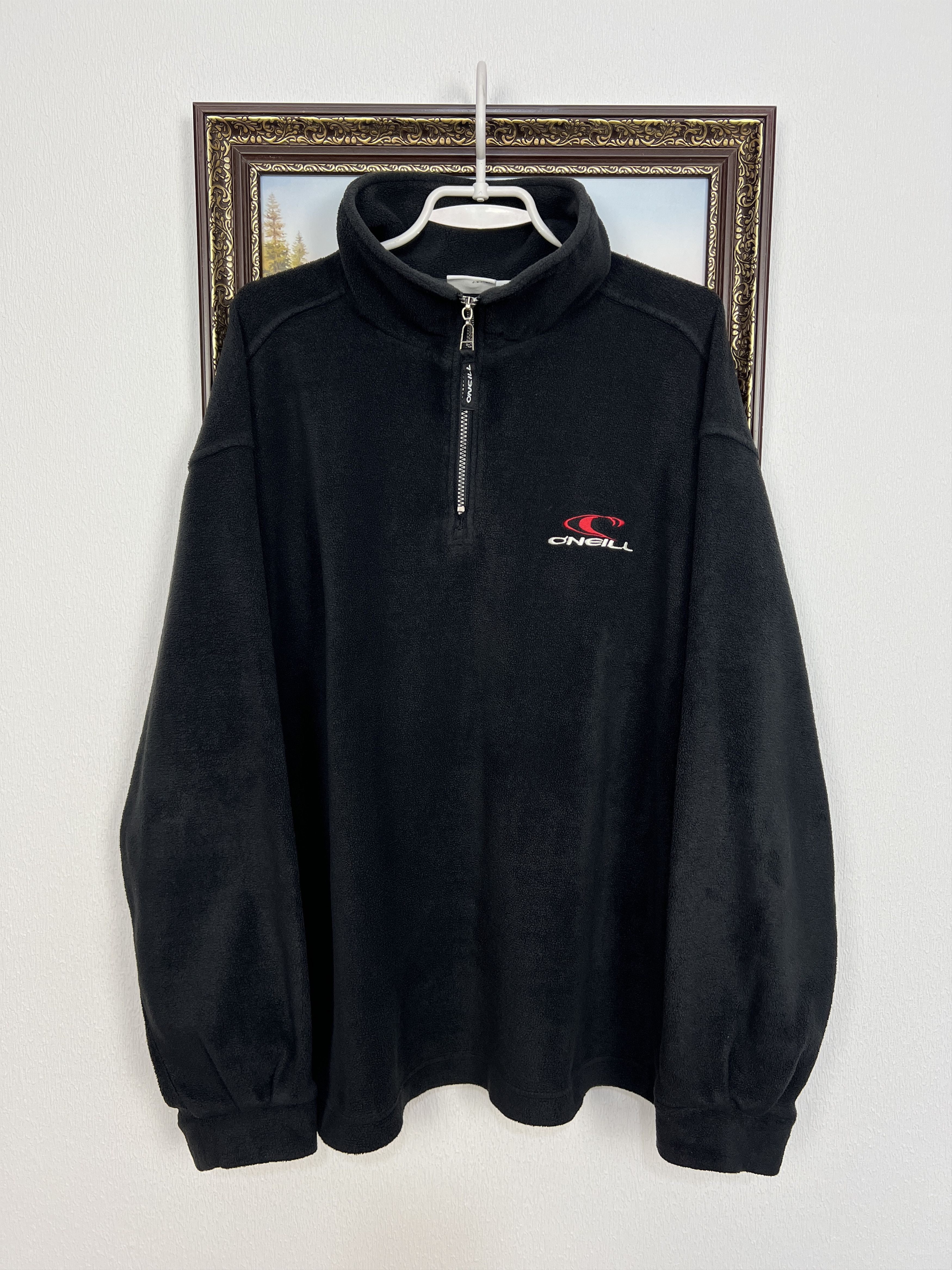 O'Neill Vintage Oneill Fleece Skater Sking Surfing Jacket 1/4 Zip Size US L / EU 52-54 / 3 - 3 Thumbnail