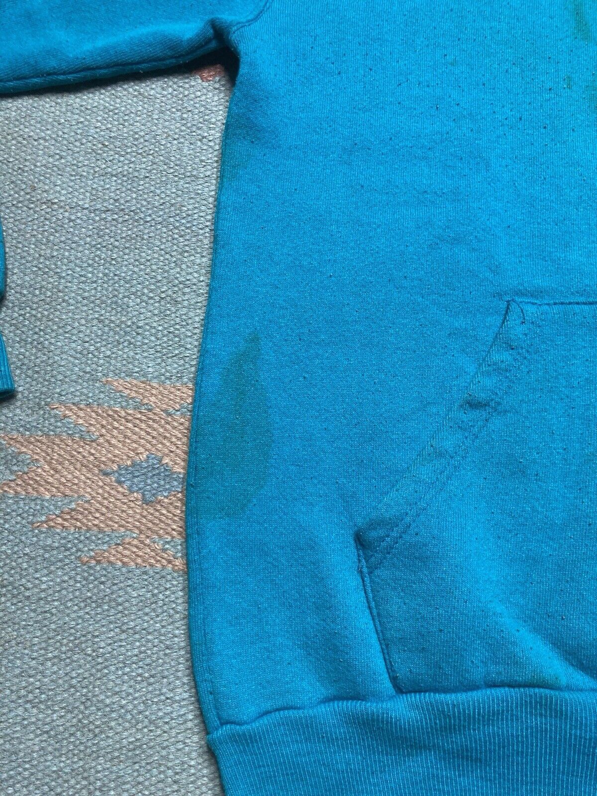 Russell Athletic × Vintage 80s Russell athletic pullover hoodie teal blank teal blue M Size US M / EU 48-50 / 2 - 4 Thumbnail