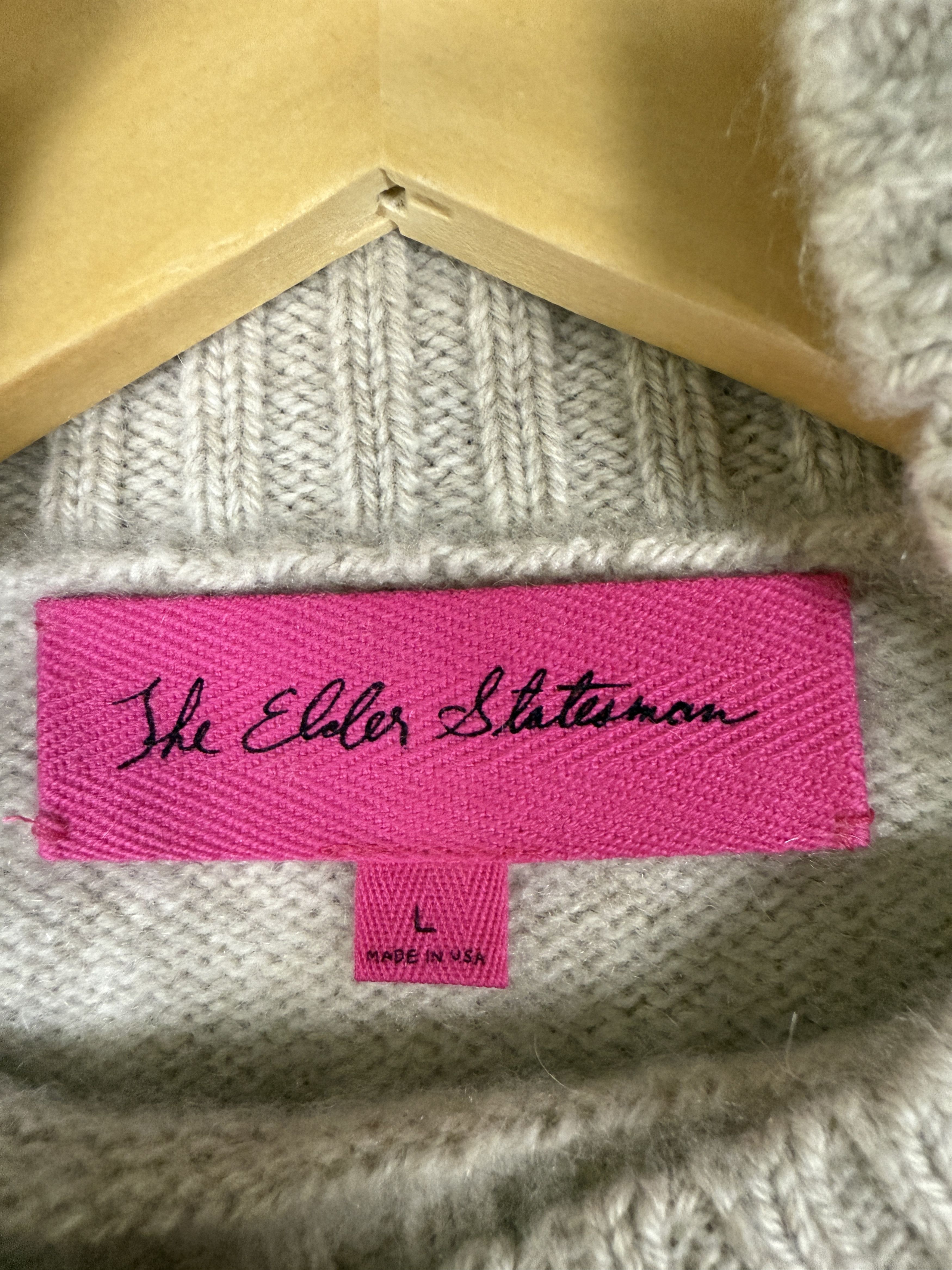 The Elder Statesman $1275 The Elder Statesman Relaxed Cashmere Turtleneck Size US L / EU 52-54 / 3 - 5 Thumbnail