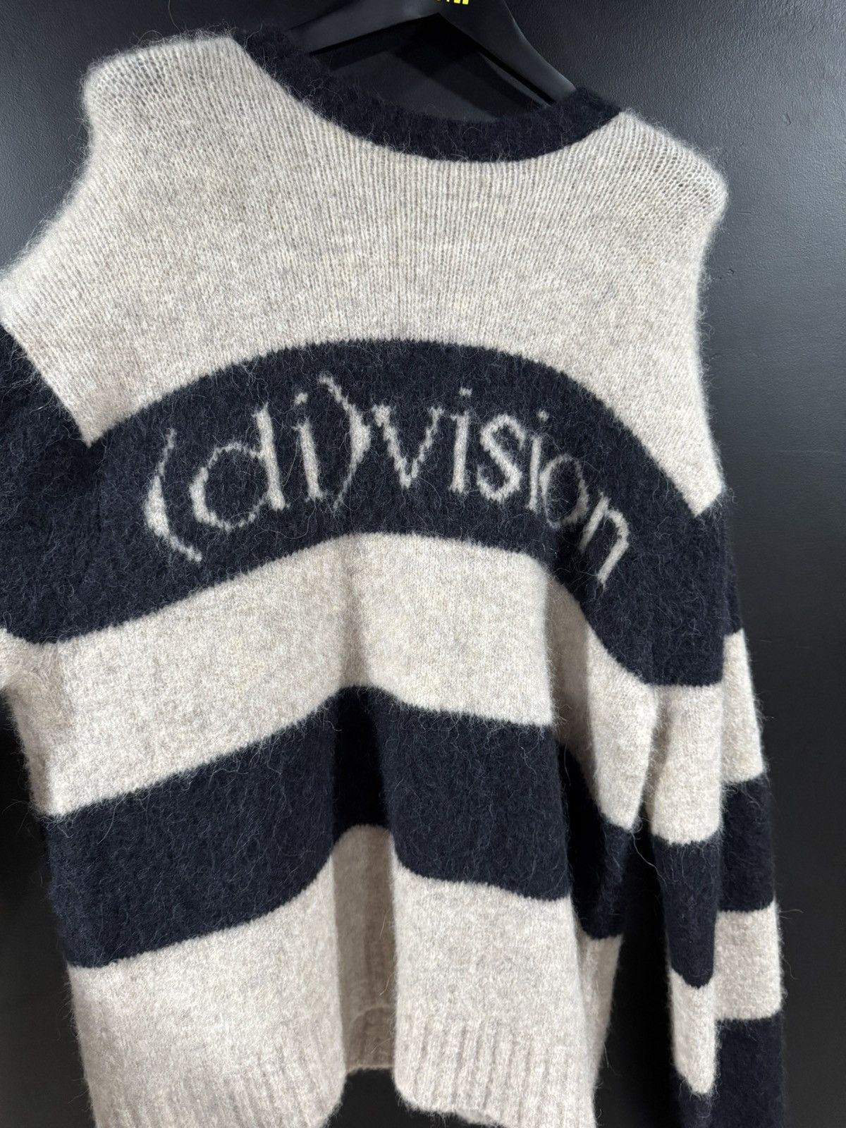 (di)vision Division (di)vision Striped Logo Knit Alpaca Wool Sweater L Size US L / EU 52-54 / 3 - 2 Thumbnail