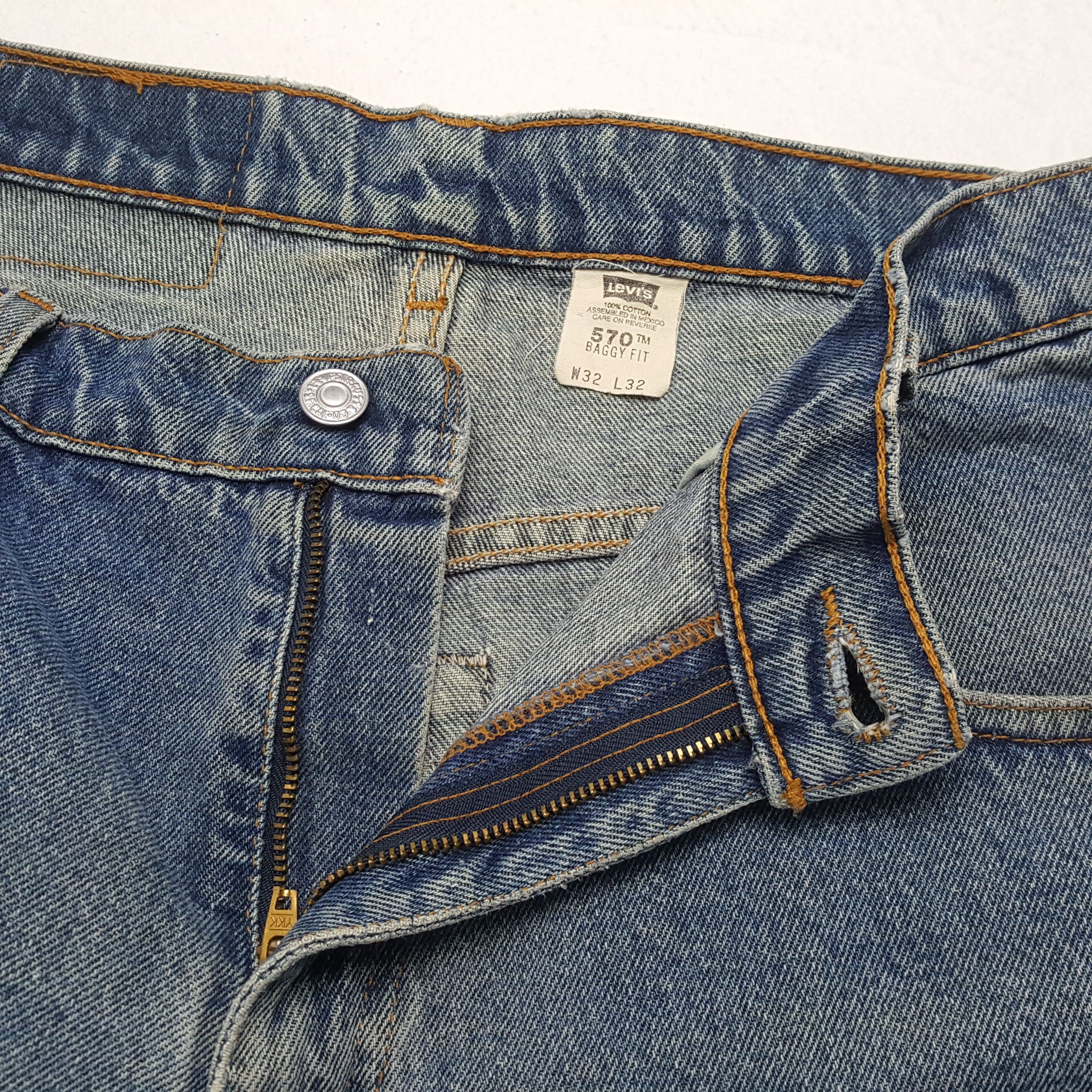 Levi's × Vintage LEVIS Streetwear Rock Punk Style Distressed Jeans Size US 32 / EU 48 - 12 Thumbnail