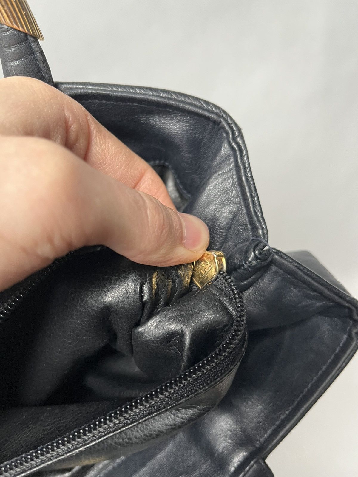 Fendi Fendi Vintage Mini Pasta handbag black leather Size ONE SIZE - 12 Thumbnail