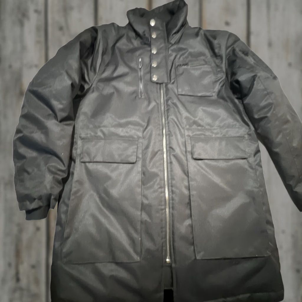 Vintage Awaknd Land Parka Men XL Black Coat Weather Tech Collection All-Season No Hood Size US XL / EU 56 / 4 - 1 Thumbnail