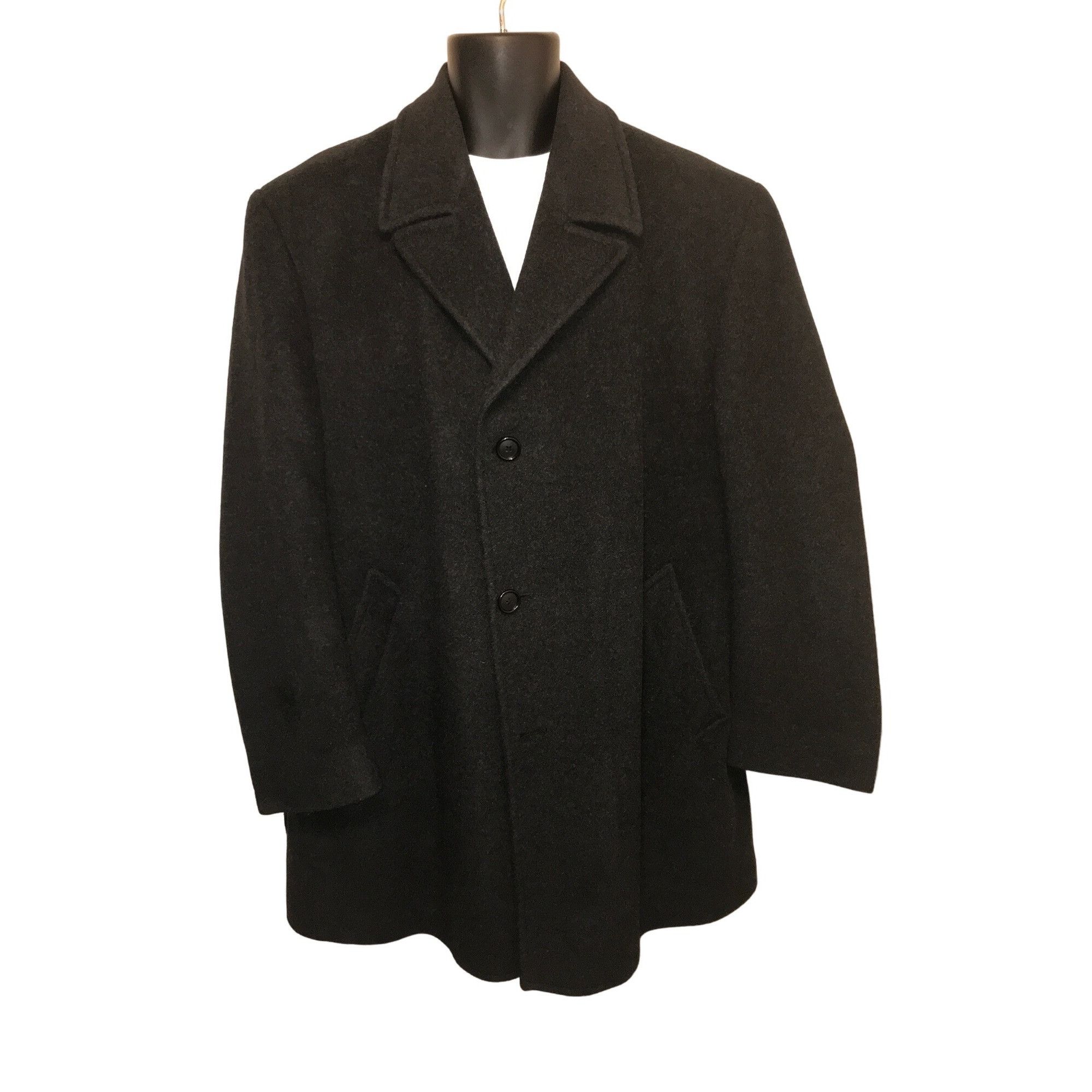 RRL Ralph Lauren Ralph Ralph Lauren Men's Luxe Gray 100% Lambswool Over Coat Size US XS / EU 42 / 0 - 1 Thumbnail