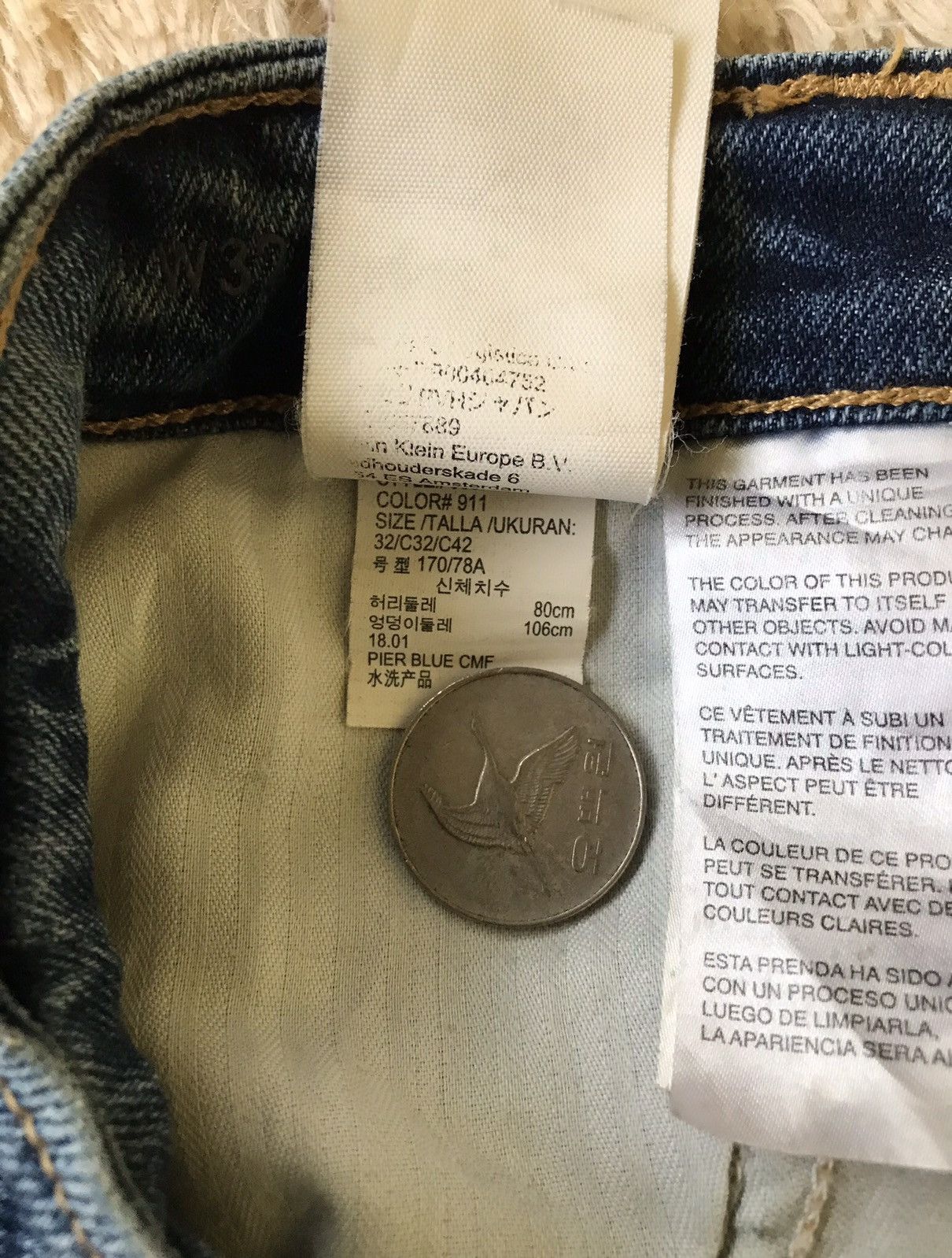 Calvin Klein × Japanese Brand Calvin Klein Denim Japanese Brand Size US 32 / EU 48 - 14 Thumbnail
