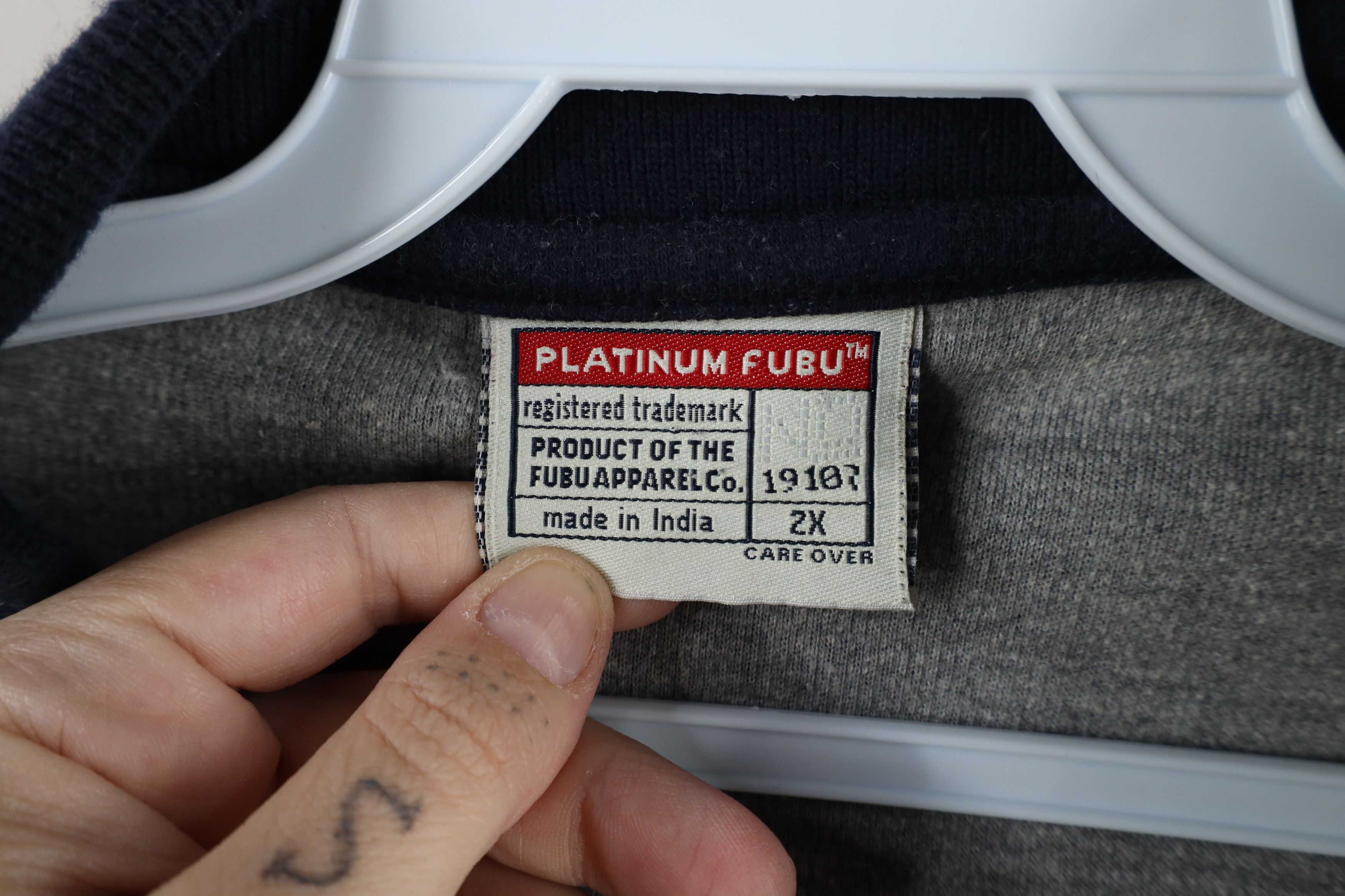 Fubu × Vintage Vintage 90s FUBU and the Junkyard Gang Long Sleeve Polo Size US XXL / EU 58 / 5 - 6 Thumbnail