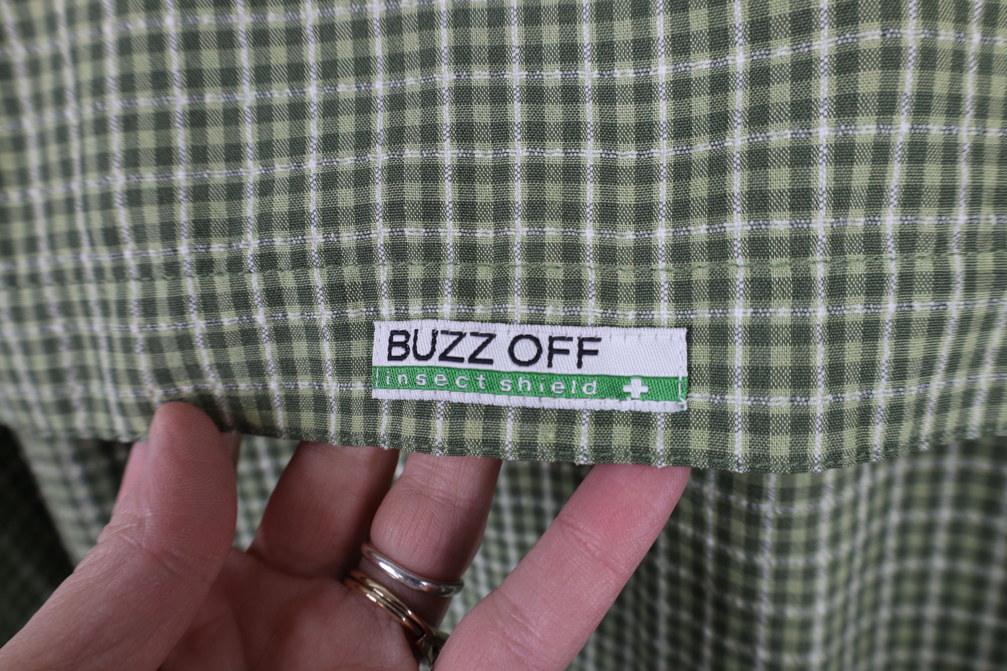 ExOfficio × Vintage Deadstock Vintage ExOfficio Buzz Off Shield Button Shirt Size US XXL / EU 58 / 5 - 11 Thumbnail