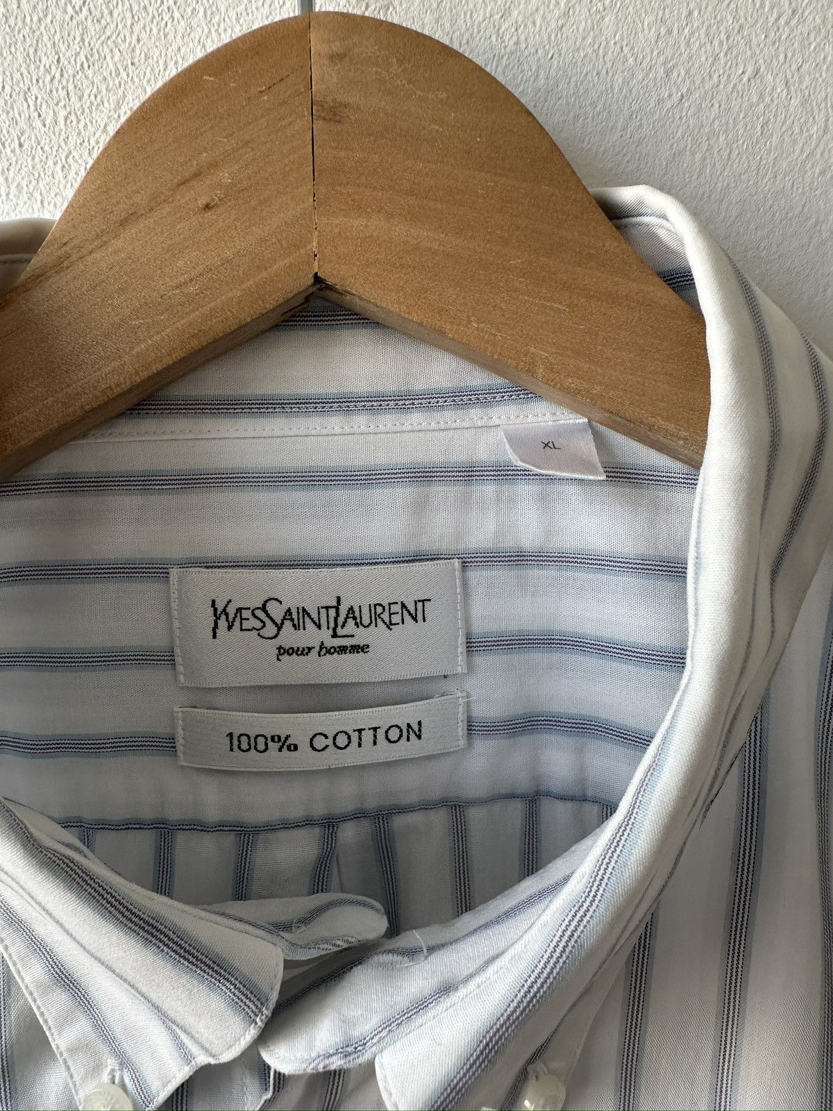 Yves Saint Laurent Yves Saint Laurent button shirt Size US XL / EU 56 / 4 - 6 Thumbnail