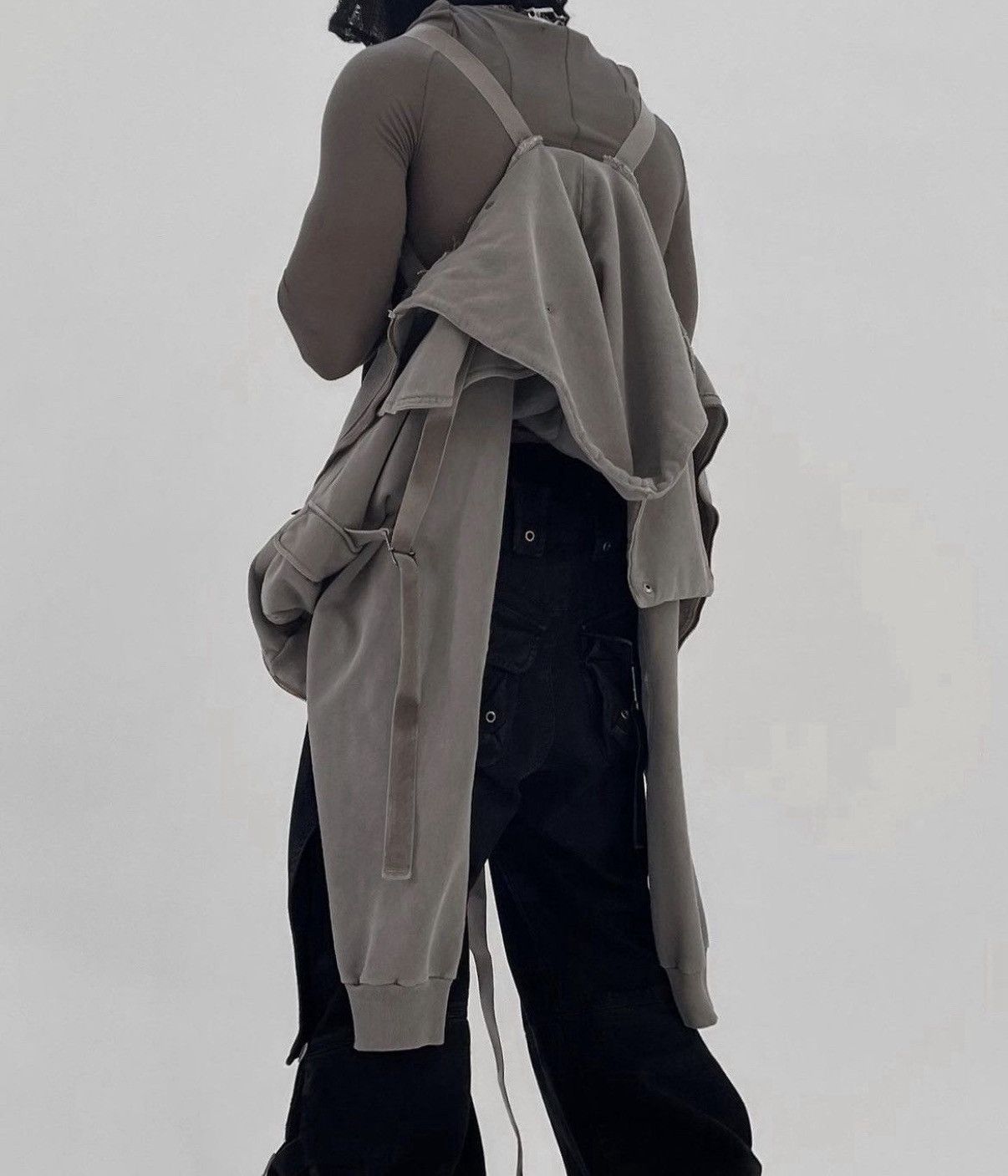 SHINE LUXURY Shine Luxury “Sanguine” Layered Navigator Zipper Hoodie (M) Size US M / EU 48-50 / 2 - 7 Thumbnail