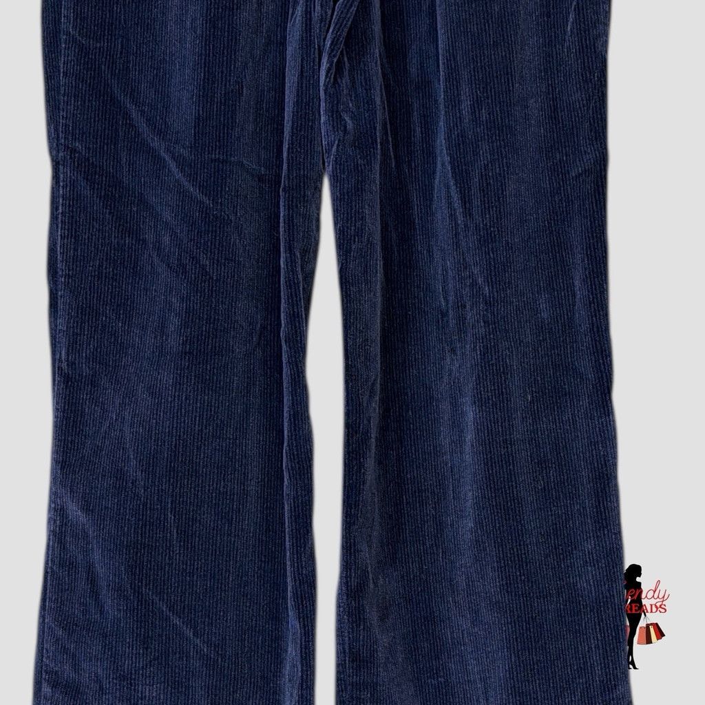 Vintage VTG 70s 80s Womens XS Corduroy High Rise Wide Leg Pants Prep Size 27" / US 4 / IT 40 - 7 Thumbnail