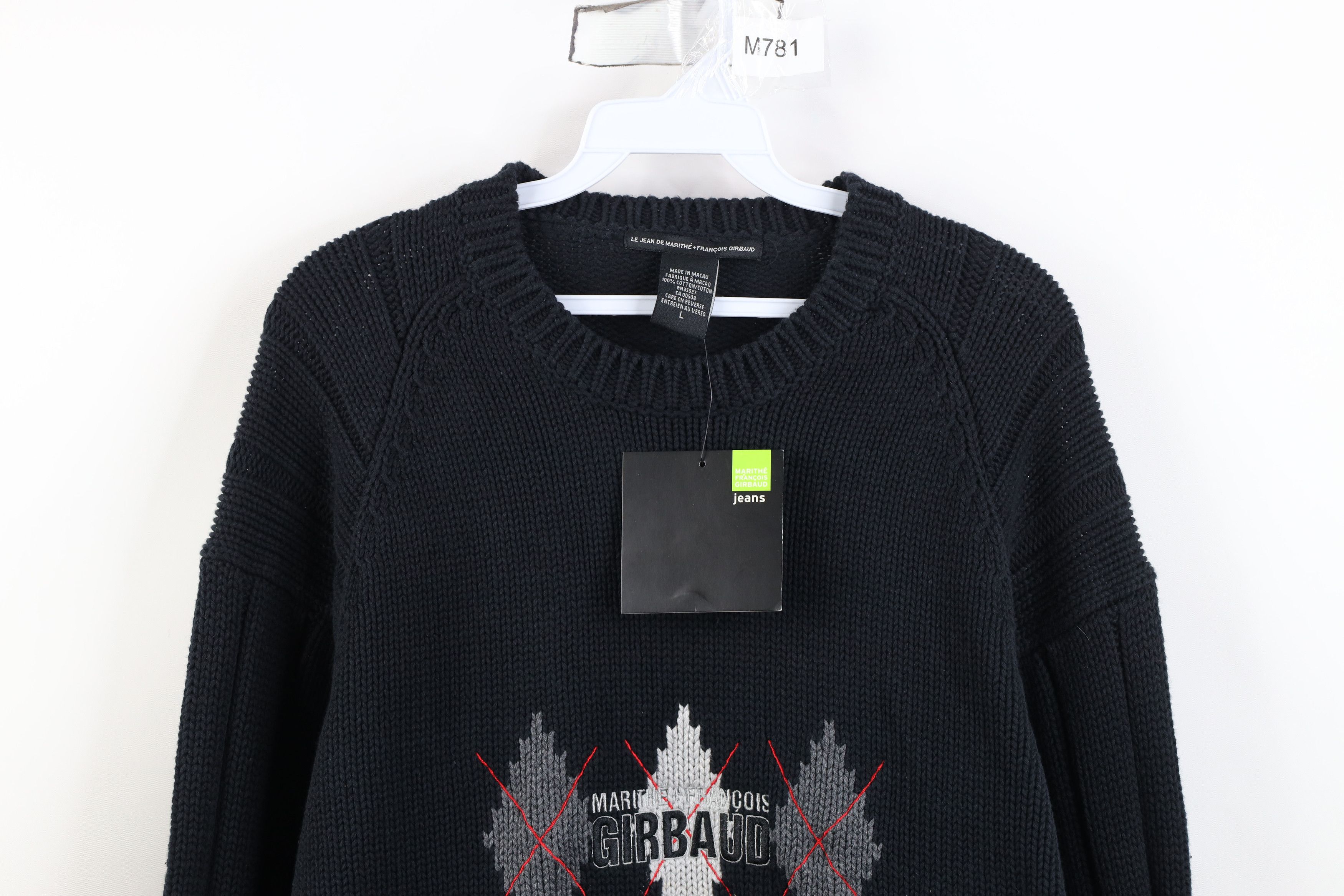 Vintage Deadstock Vintage 90s Marithe Francois Girbaud Baggy Sweater Size US L / EU 52-54 / 3 - 2 Thumbnail