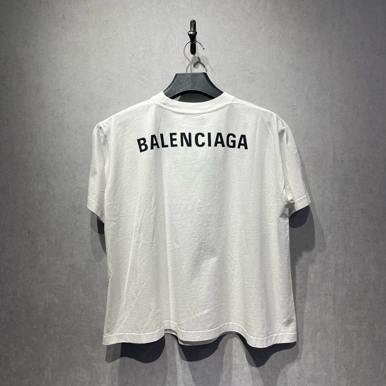 Balenciaga Balenciaga Back Logo Printed Short Sleeve, Size XS Size US XS / EU 42 / 0 - 2 Thumbnail