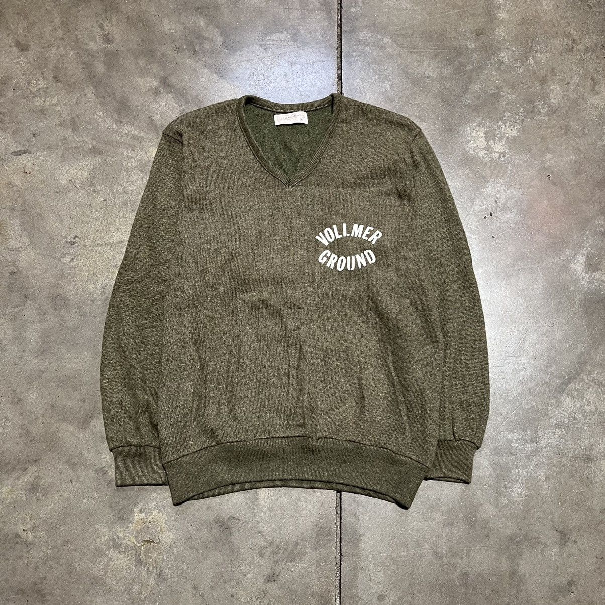 Vintage Vintage 60s 70s Sweater V Neck Grunge Punk Curt Cobain USA Size US M / EU 48-50 / 2 - 1 Thumbnail