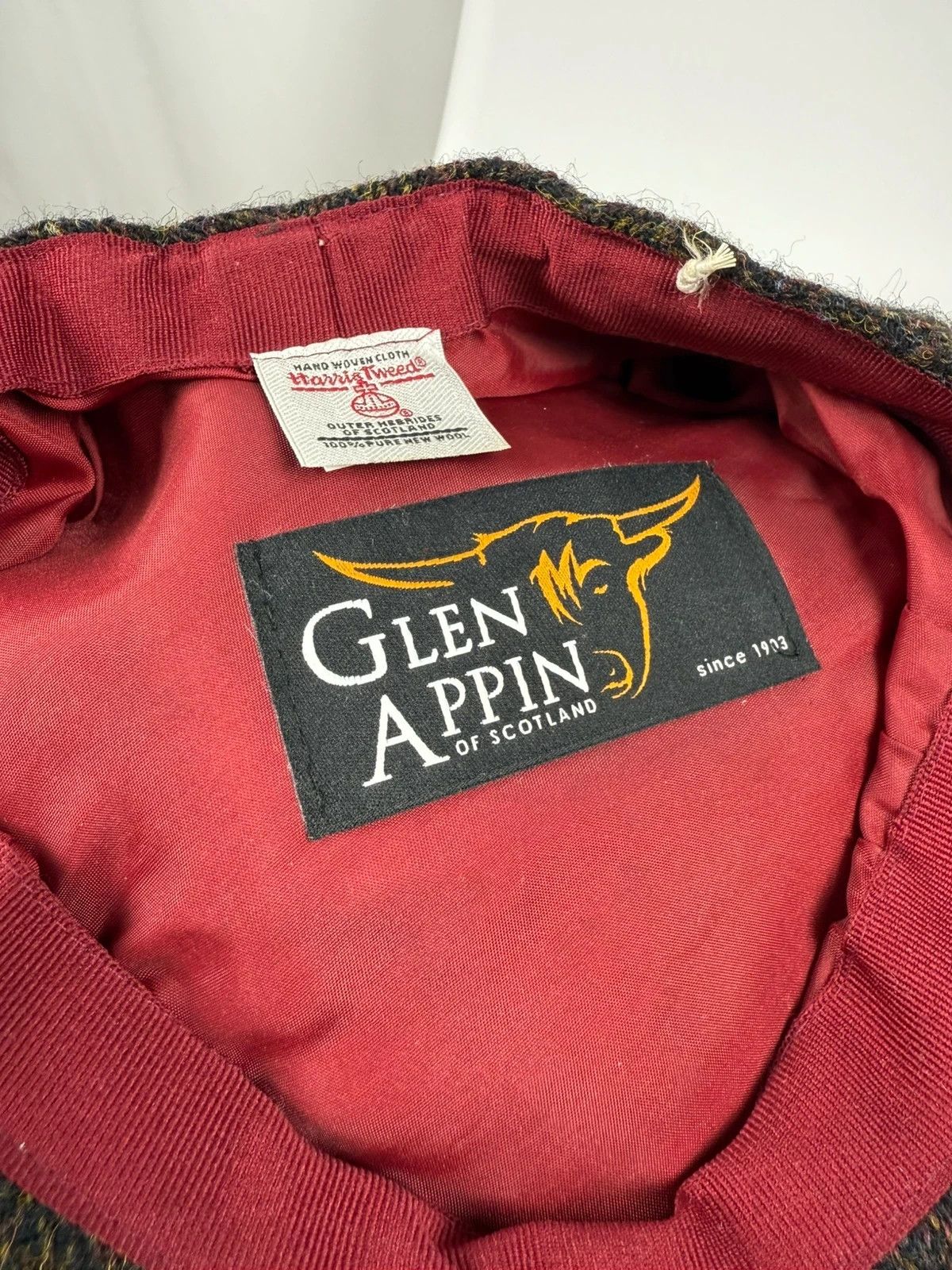 Harris Tweed Harris Tweed Glen Appin Wool Handwoven Flat Cap size S Size ONE SIZE - 8 Thumbnail