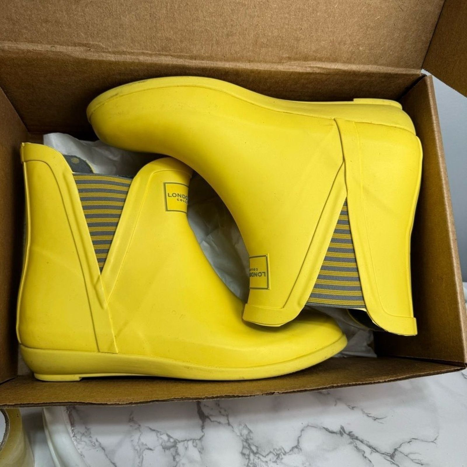 London Fog London Fog Women's Rain Boots sz 8 NEW # K287 Size US 8 / IT 38 - 10 Thumbnail