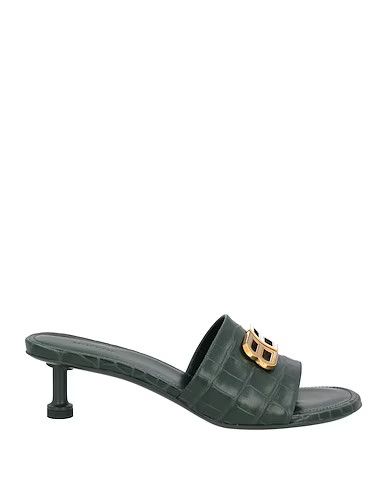 Balenciaga o1la1rc1a1024 Groupie Sandals in Green Size US 5 / IT 35 - 1 Thumbnail