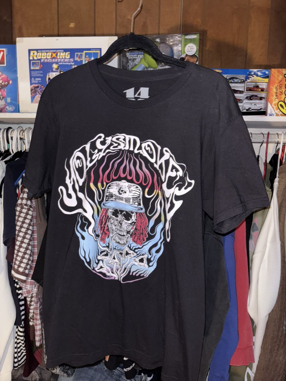 Trippie Redd Trippie Redd 1400 ‘Holy Smokes’ Black Tee Size US L / EU 52-54 / 3 - 1 Thumbnail