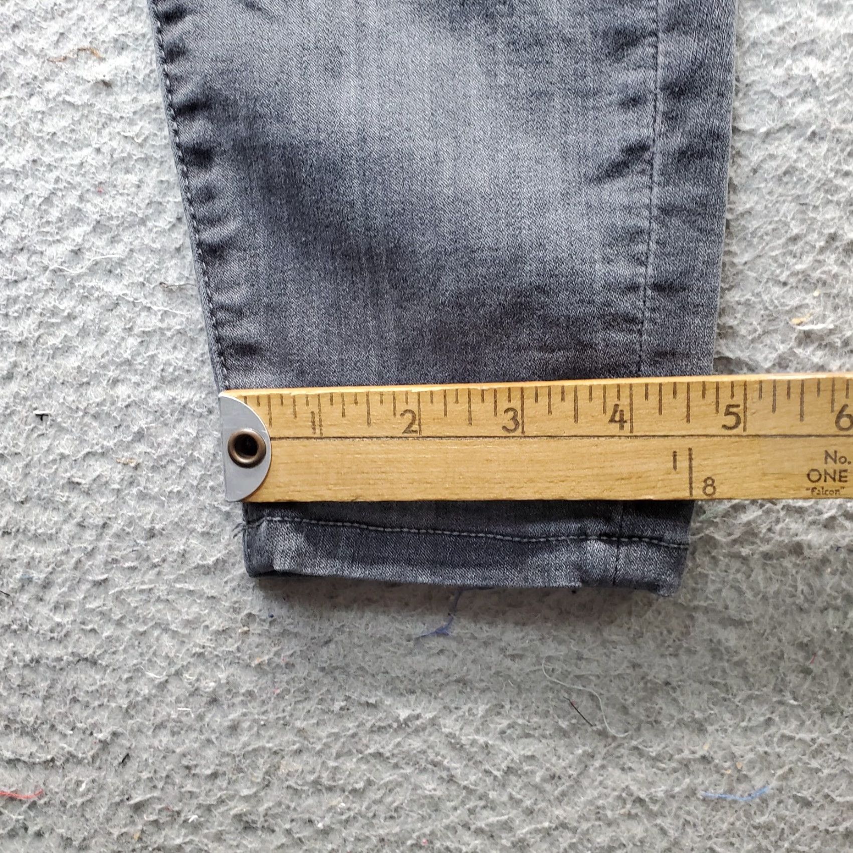 Vintage Liverpool Los Angeles Skinny Jeans Women's Gray 2/26 Medium Wash 5-Pocket Design 25" Inseam Size 26" / US 2 / IT 38 - 5 Thumbnail