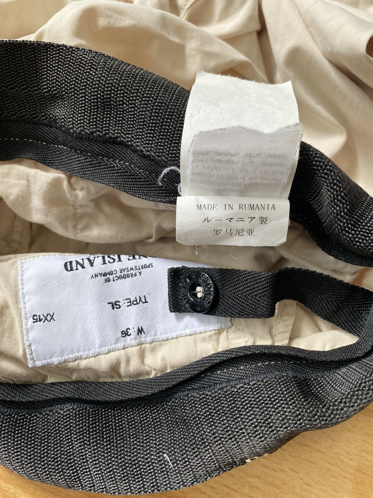 Massimo Osti × Stone Island × Vintage VINTAGE STONE ISLAND PANTS TROUSERS 2011 RARE Size US 34 / EU 50 - 10 Thumbnail