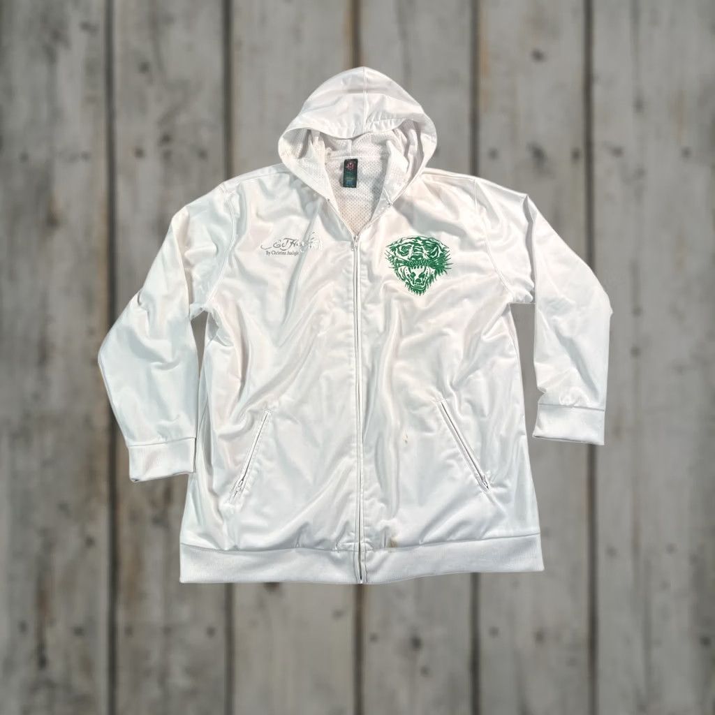 Ed Hardy Ed Hardy Sport Track Jacket White Tiger Full Zip Mens 2XL Size US XXL / EU 58 / 5 - 1 Thumbnail