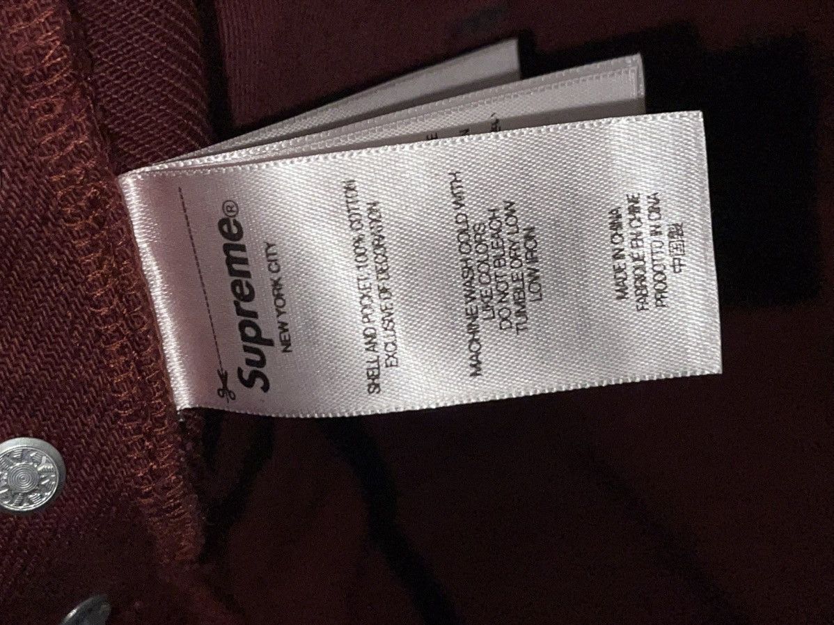 Supreme Supreme Regular Jean (FW24) Red Size 30 Size US 30 / EU 46 - 5 Thumbnail