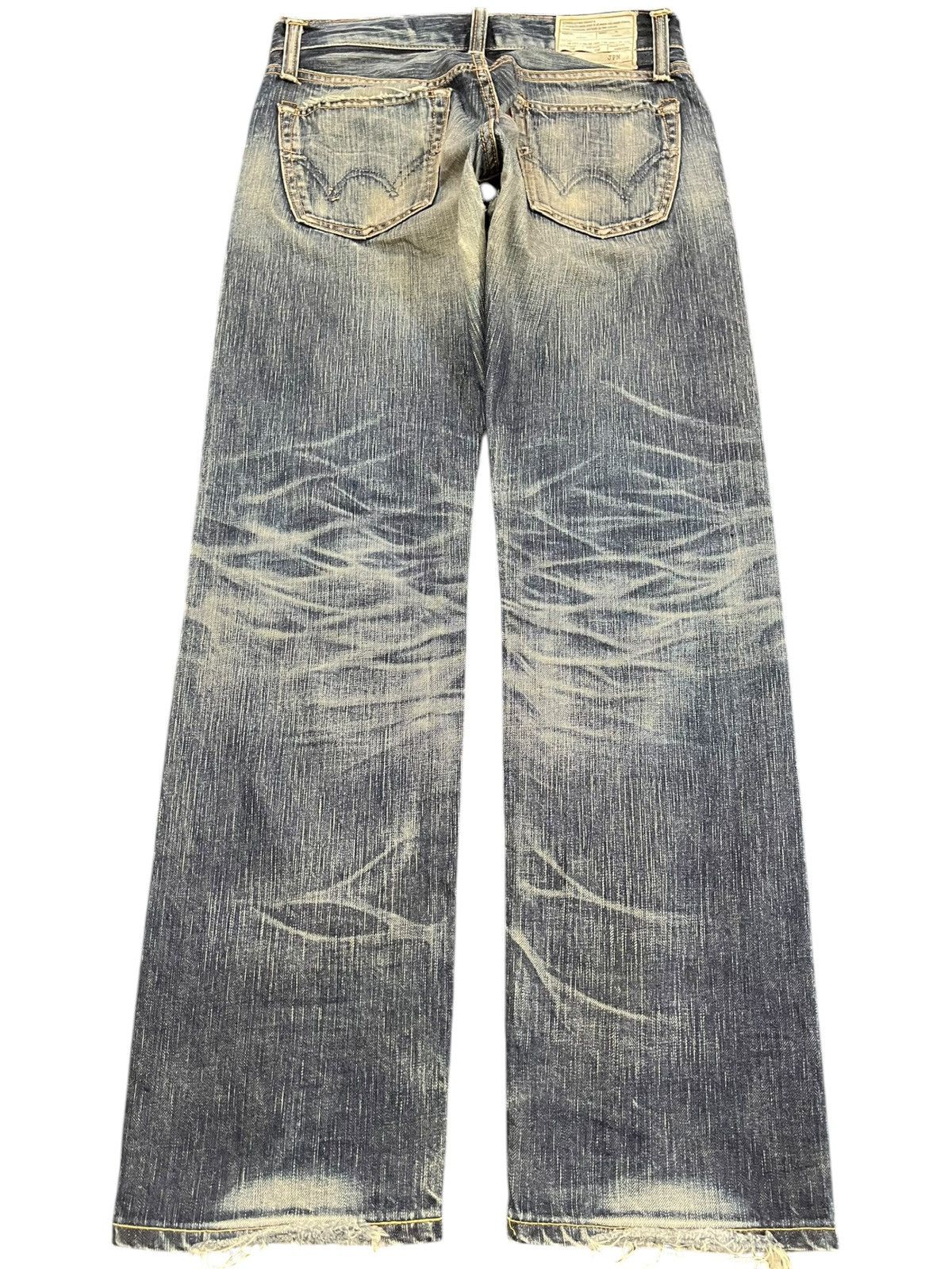 Edwin × Japanese Brand × Le Grande Bleu (L.G.B.) Vintage Edwin 503 Grunge Faded Denim Size US 32 / EU 48 - 6 Thumbnail