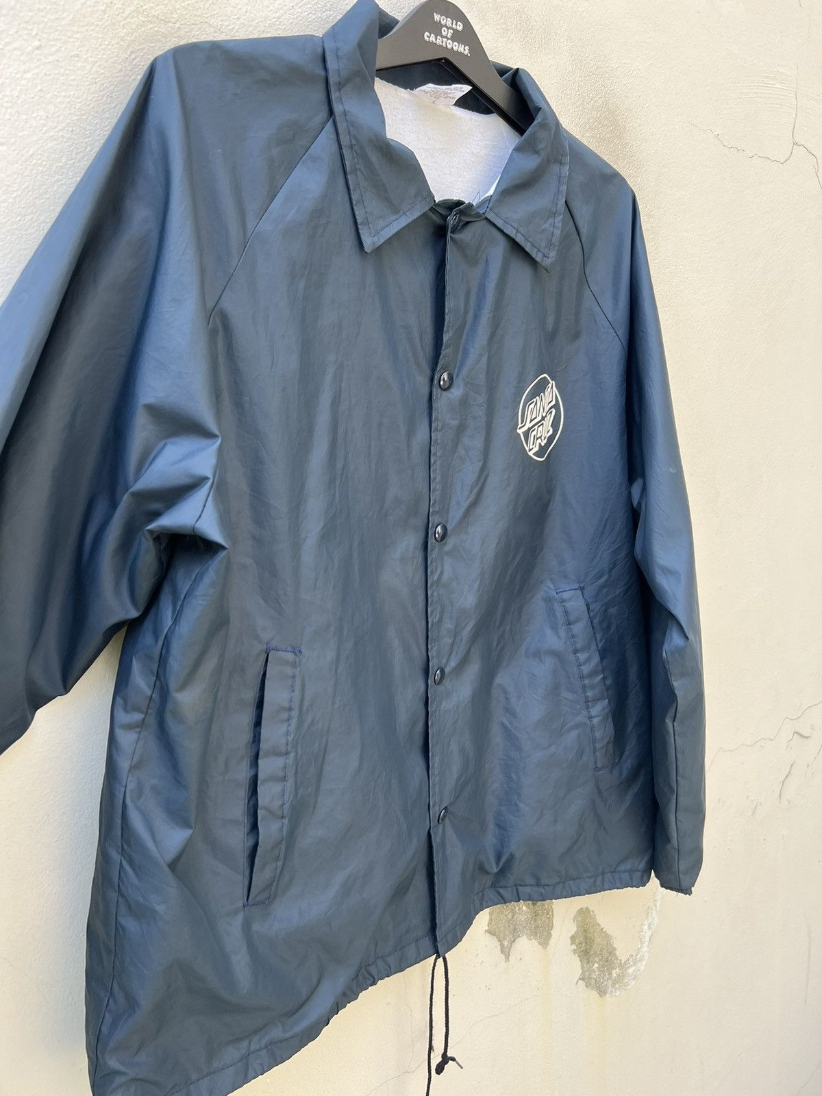 Santa Cruz Skateboards Vintage 80s 90s Santa Cruz Skateboards Coach Button Jacket Size US L / EU 52-54 / 3 - 12 Thumbnail