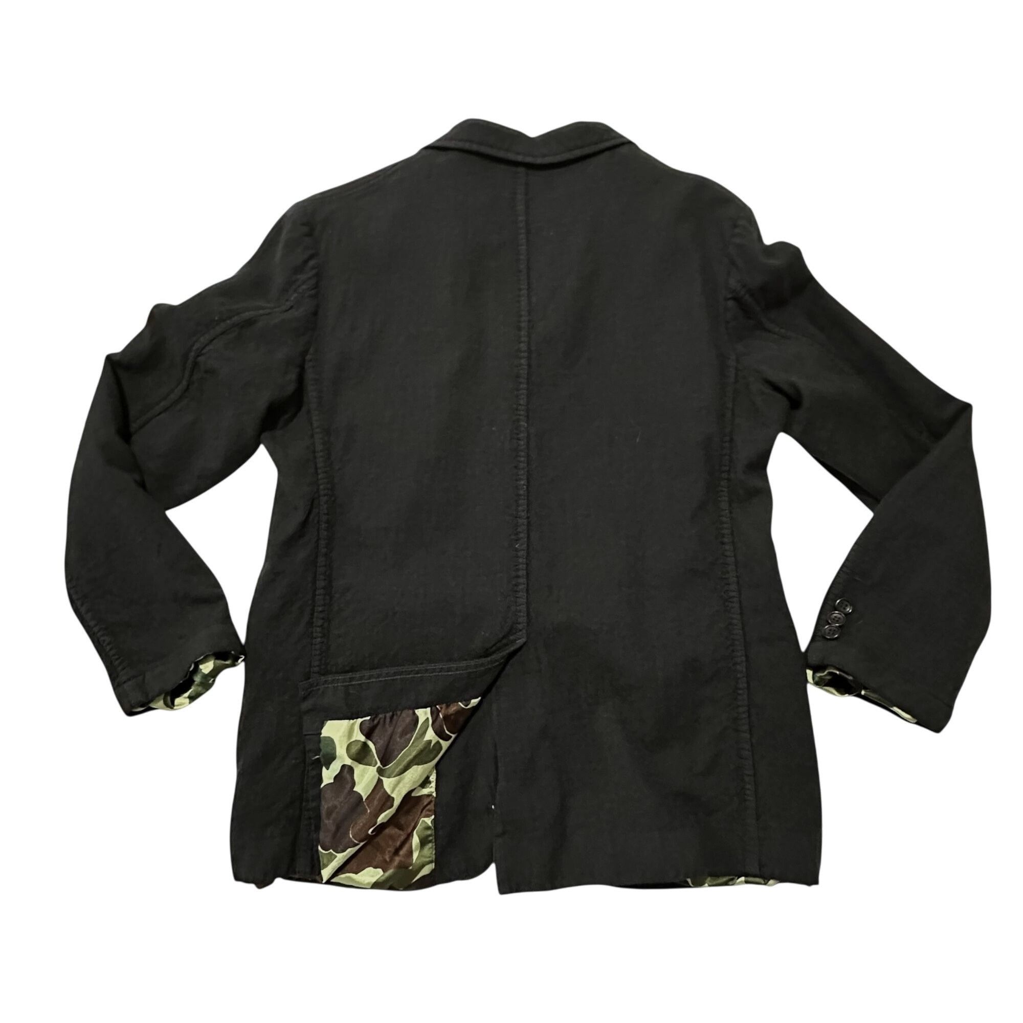 Comme des Garcons Homme Comme Des Garçons HOMME Black Wool Jacket, Size XS, AW2017 Size US XS / EU 42 / 0 - 9 Thumbnail