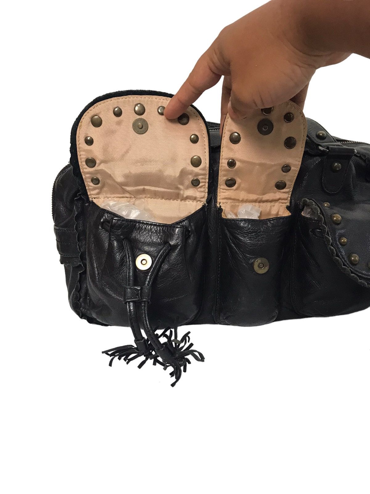 14th Addiction × If Six Was Nine × KMRii Ban Leather Bag Size ONE SIZE - 3 Thumbnail