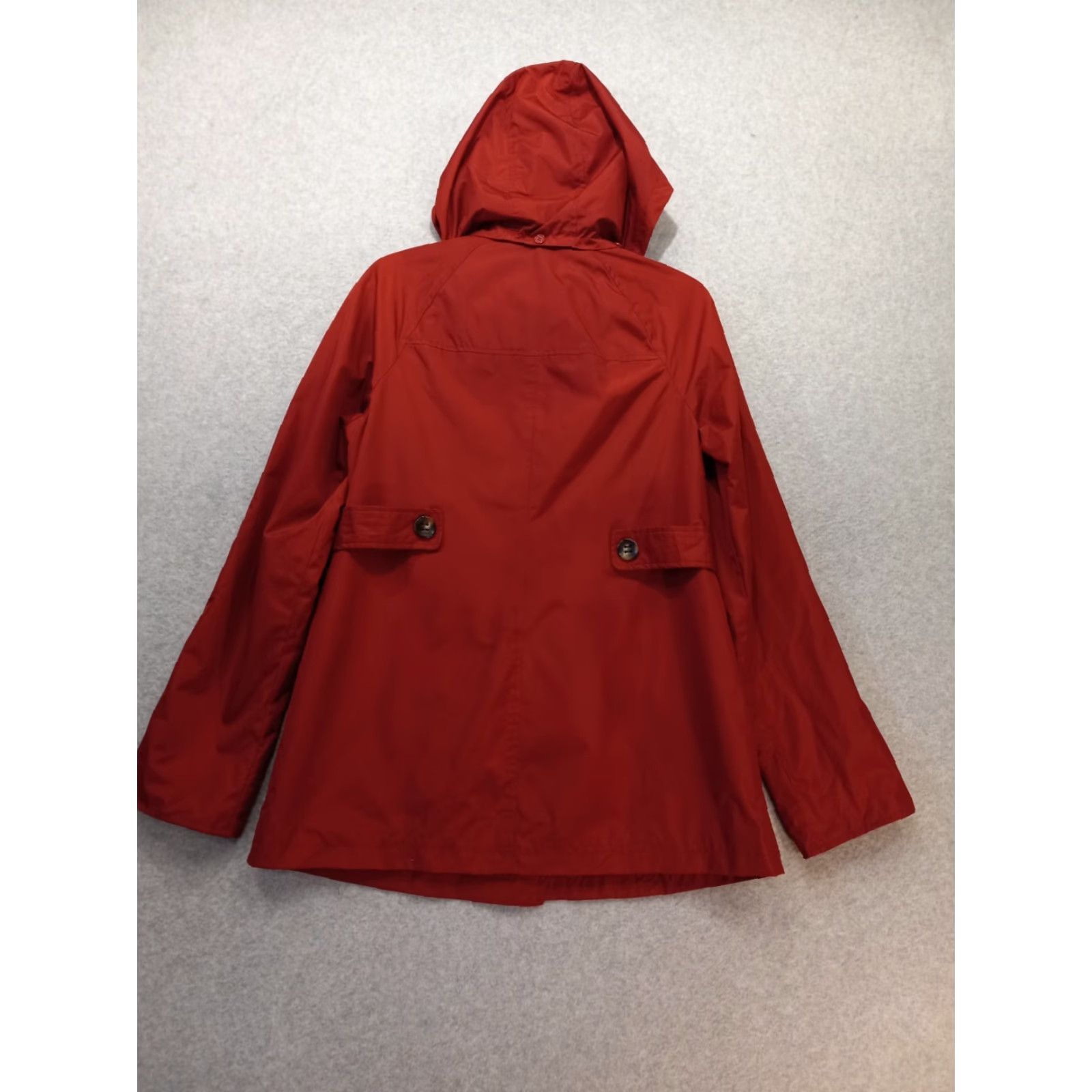 Vintage White Stag Jacket Raincoat Women's Red Removeable Hoodie Size Small (4-6) Coat Size S / US 4 / IT 40 - 4 Thumbnail