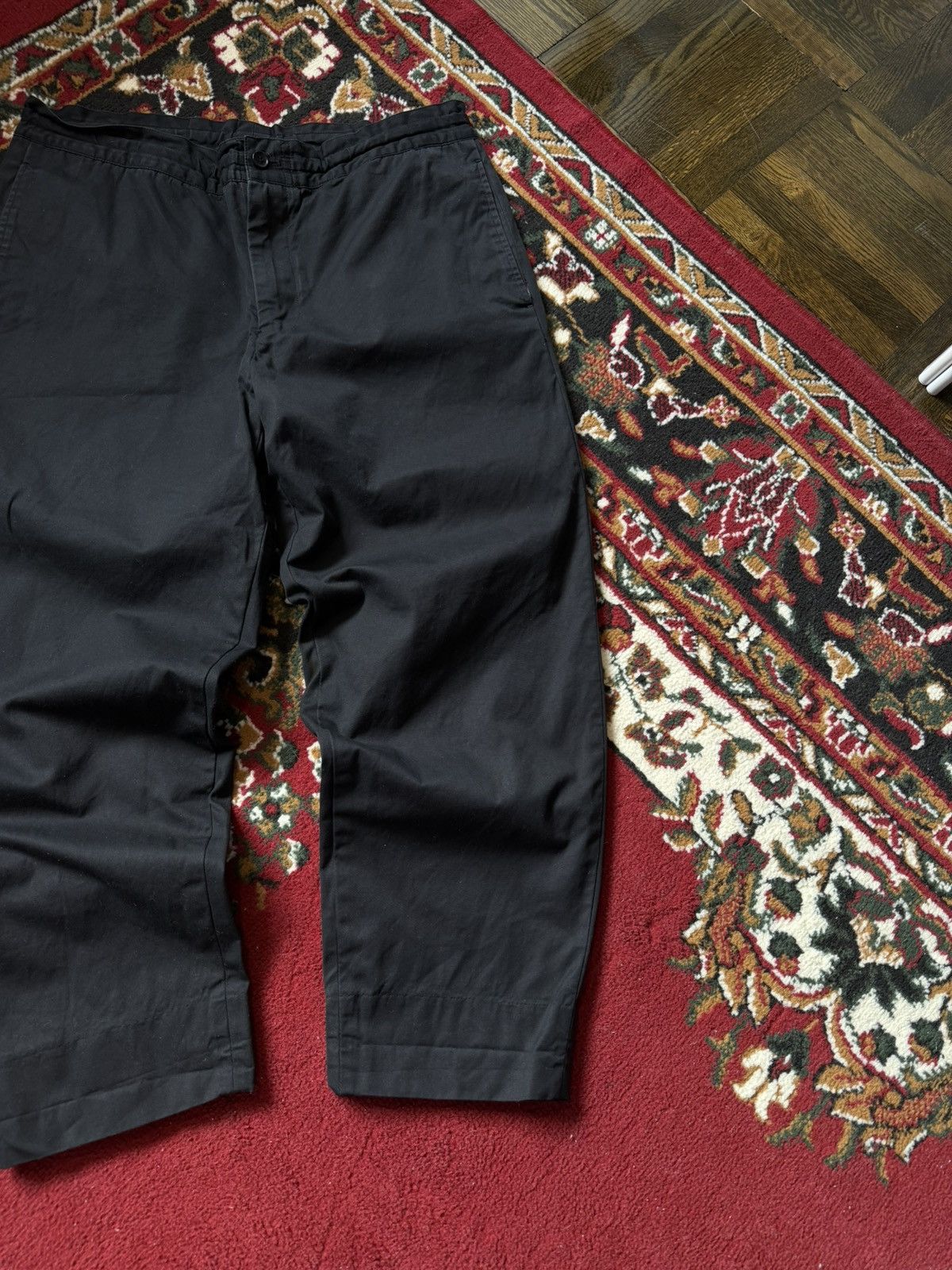 Comme des Garcons COMME DES GARCONS HOMME DEUX Black Chino Pants Black Size S Size US 28 / EU 44 - 3 Thumbnail