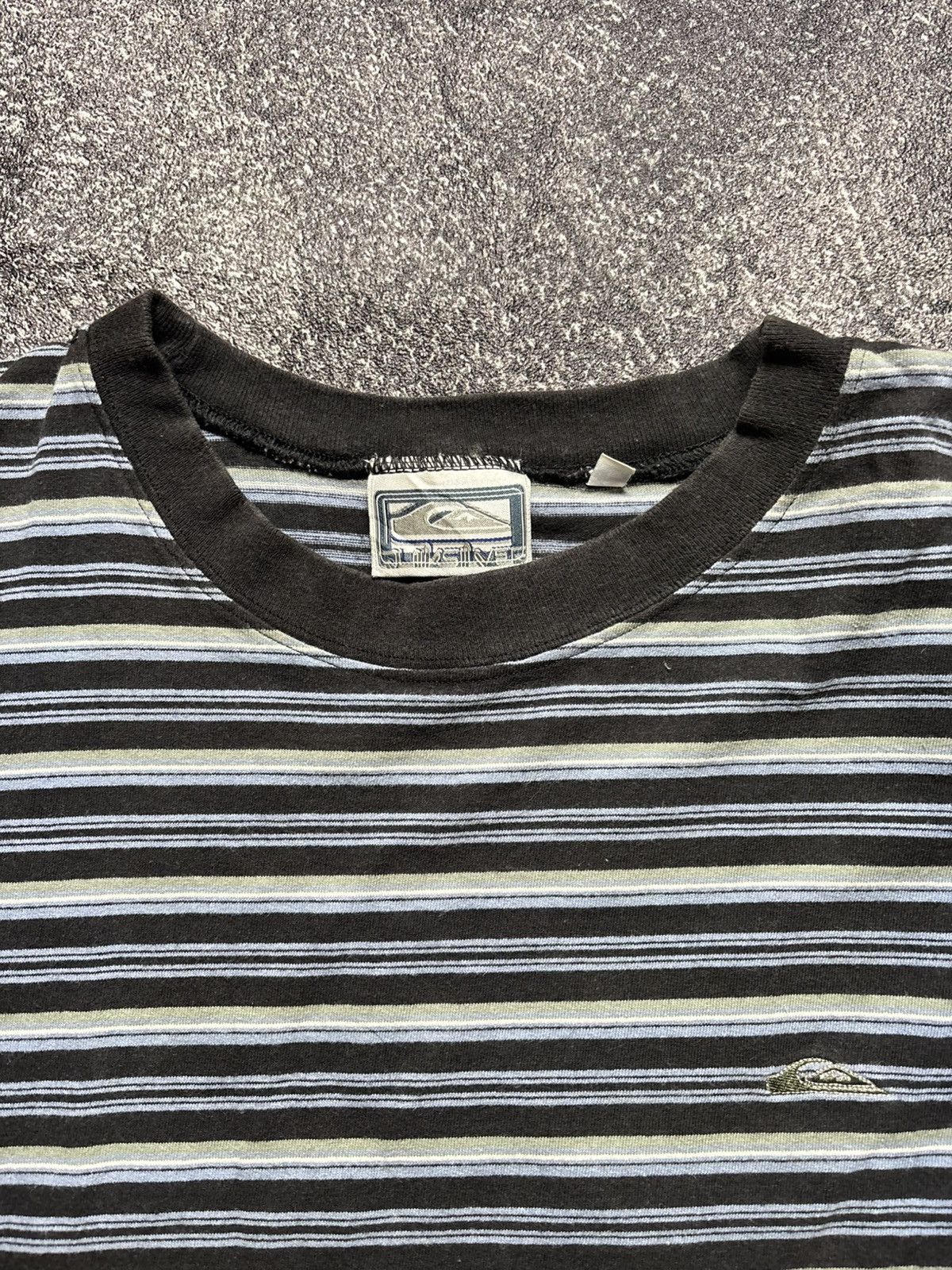 Quicksilver 90s Quicksilver stripe tees Size US XXL / EU 58 / 5 - 3 Thumbnail