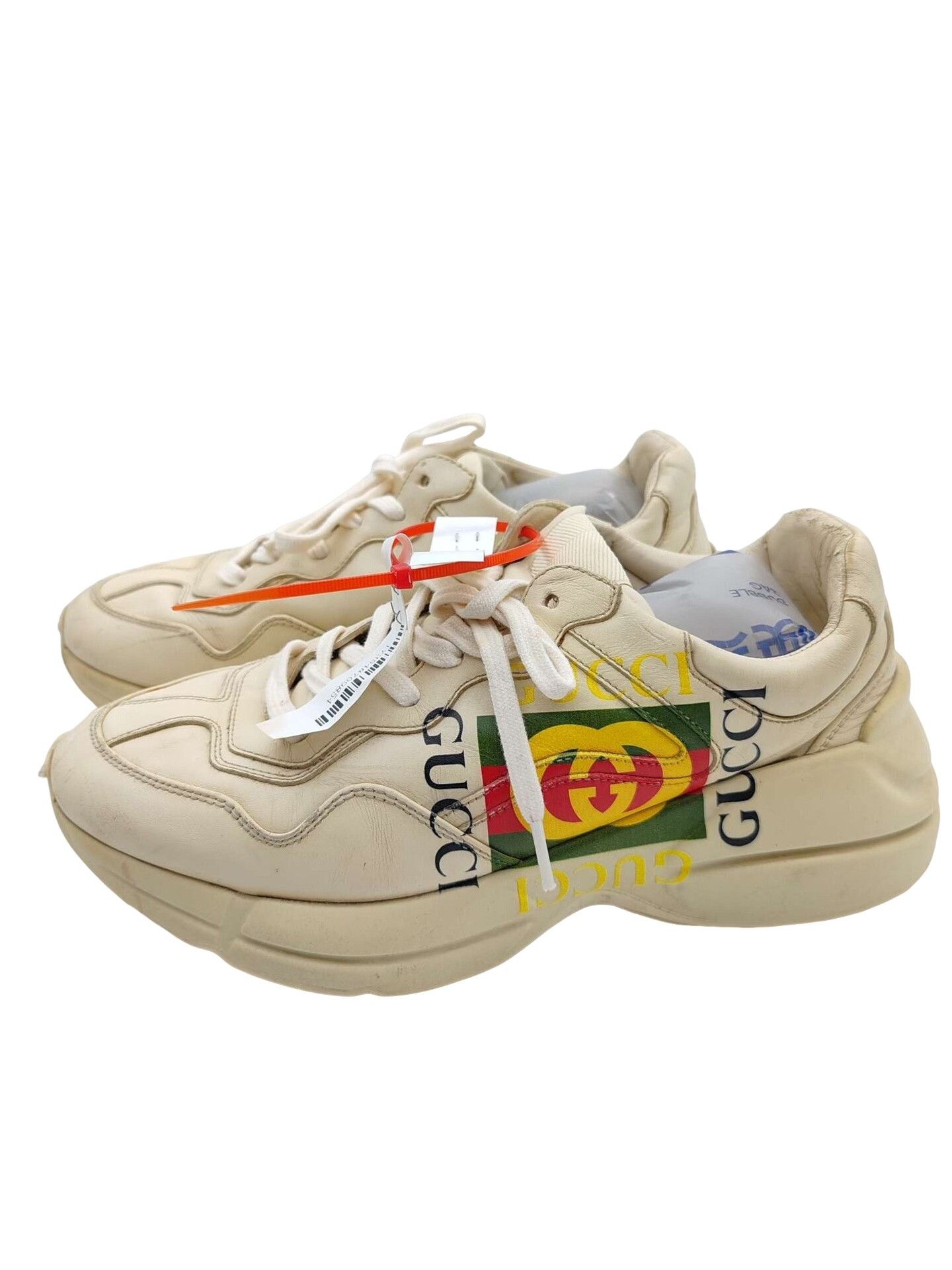 Gucci Gucci Rhyton Logo Leather Sneakers US 7.5 Size US 7.5 / EU 40-41 - 1 Thumbnail
