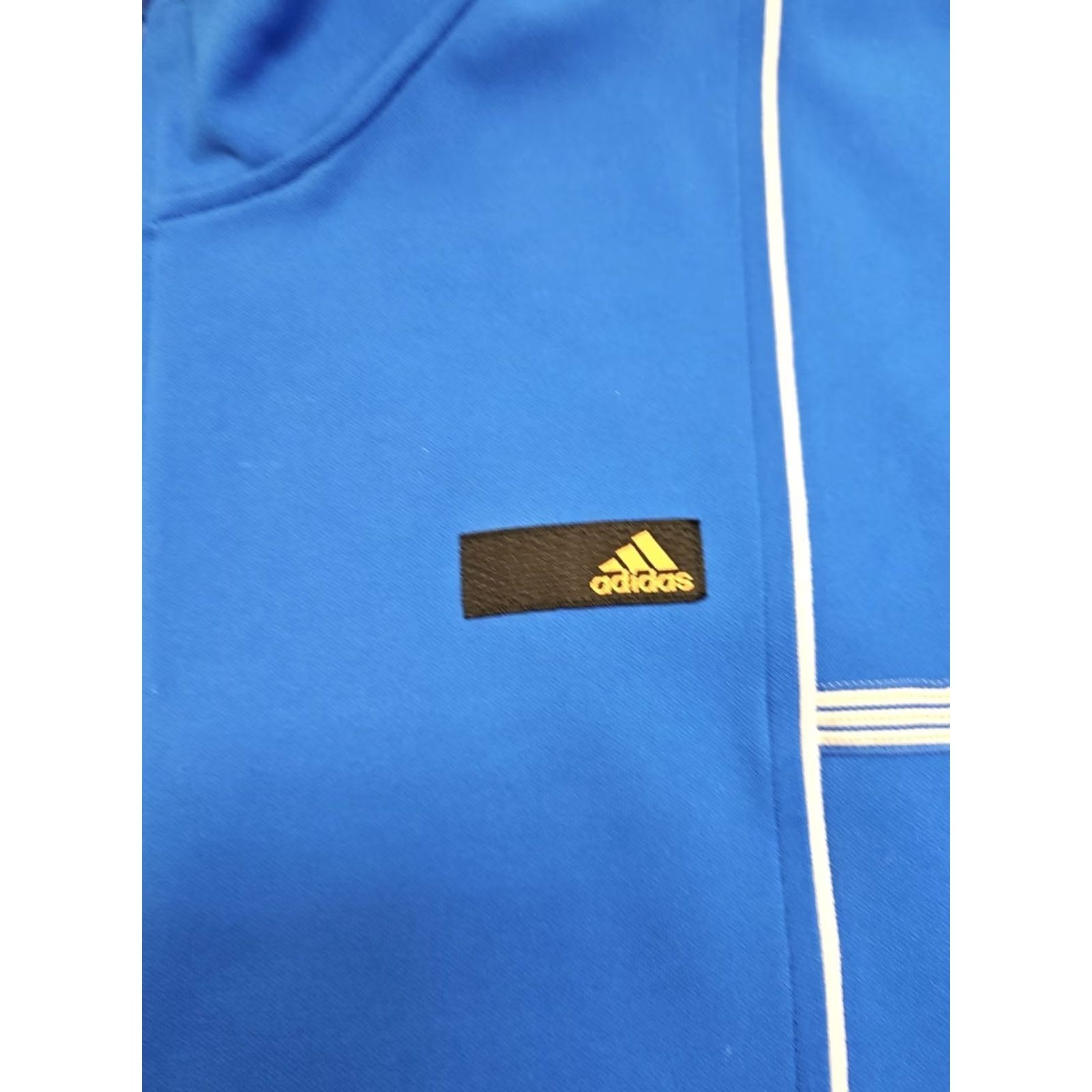 Adidas Adidas Track Jacket Mens Large Blue Soccer Training Athletic Full Zip Jacket Size US L / EU 52-54 / 3 - 3 Thumbnail