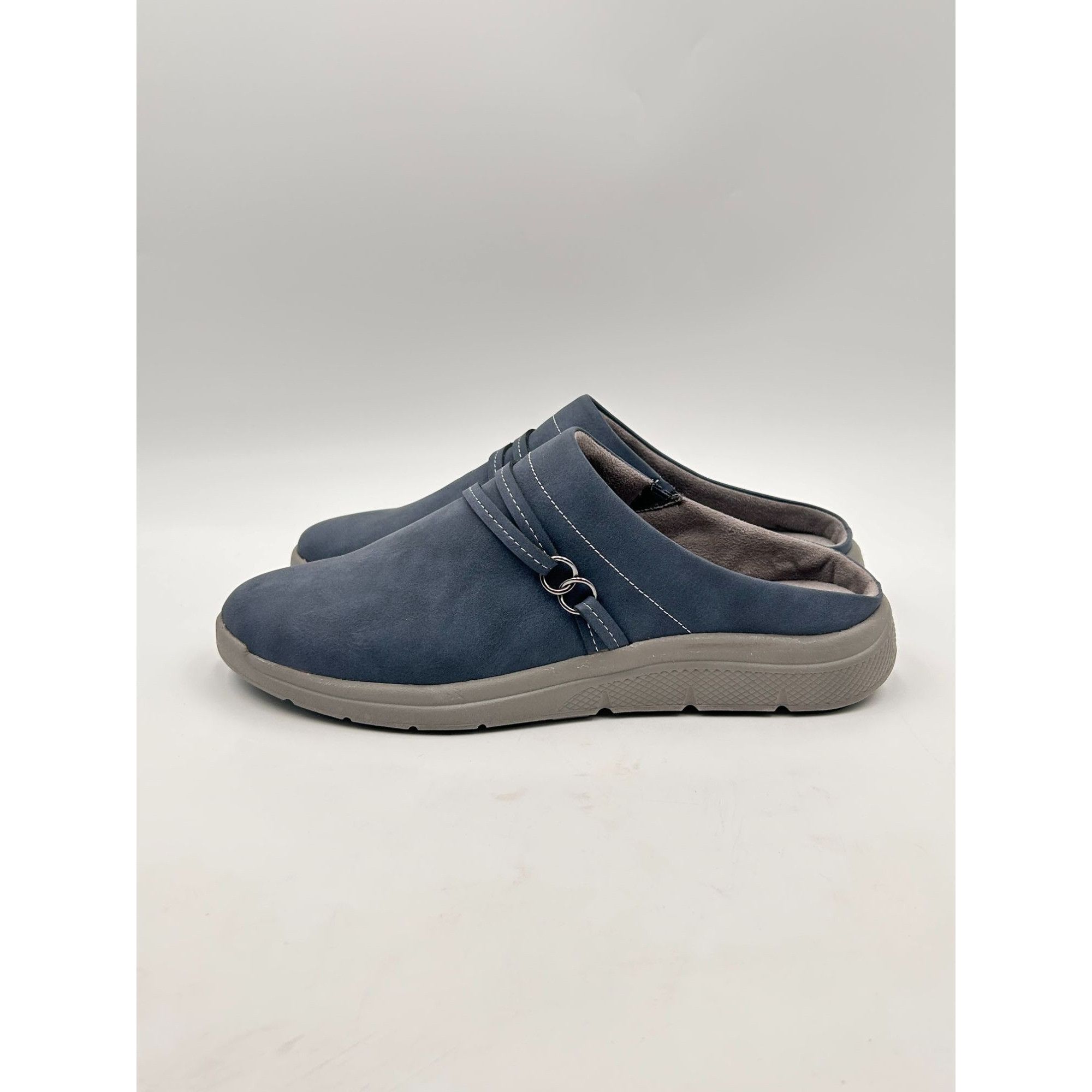 Other JSport Gina Navy Clogs Women US 9M Memory Foam Comfort Slip Size US 9 / IT 39 - 5 Thumbnail