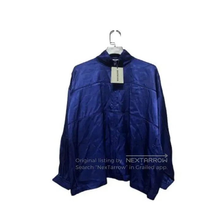 Balenciaga Balenciaga Blue Double B Embroidered Windbreaker. Size US S / EU 44-46 / 1 - 1 Thumbnail