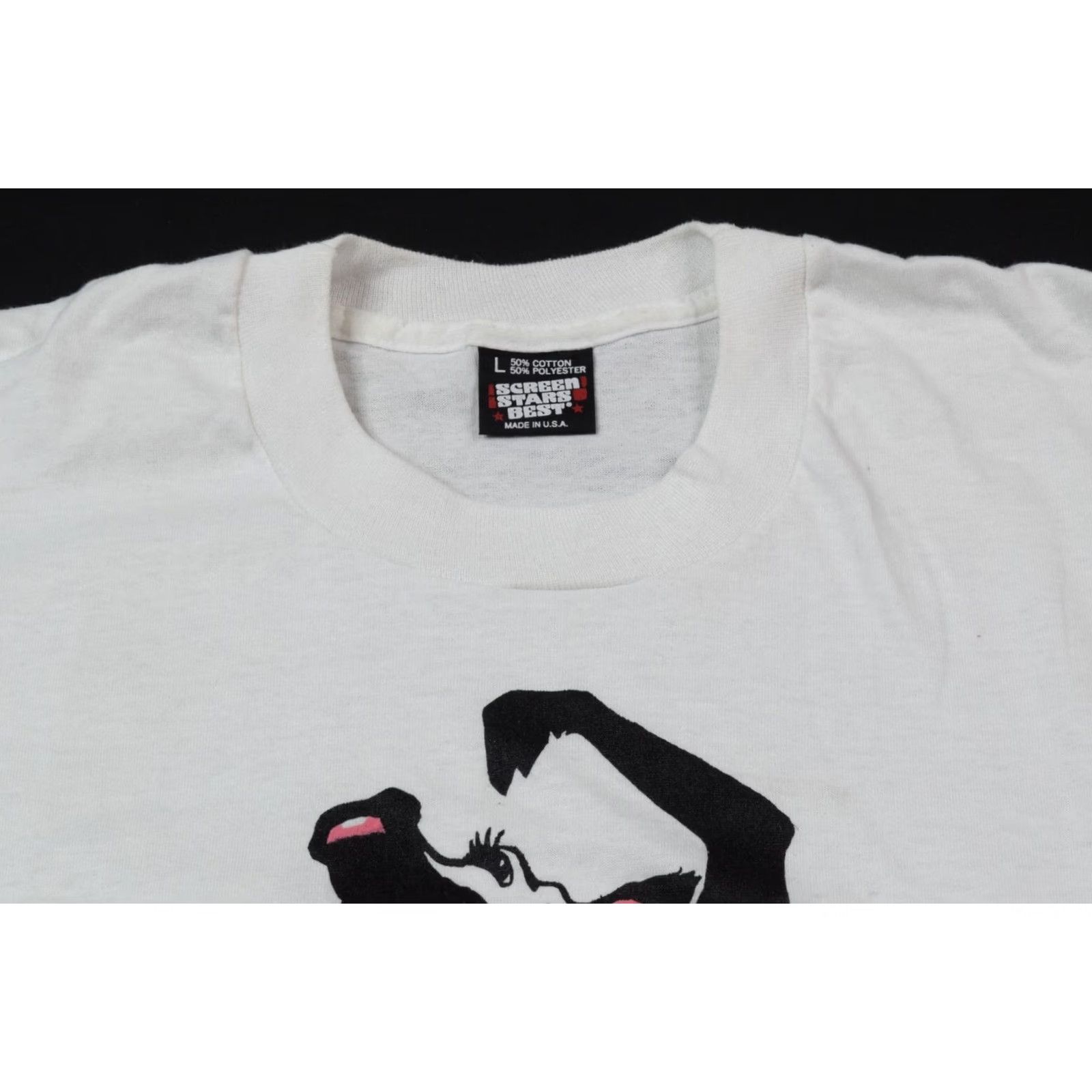 Vintage VINTAGE Baryshnikov Pardoy Screen Stars T-Shirt Adult Large White Graphic Print 90s Dancer Mens Size US L / EU 52-54 / 3 - 2 Thumbnail