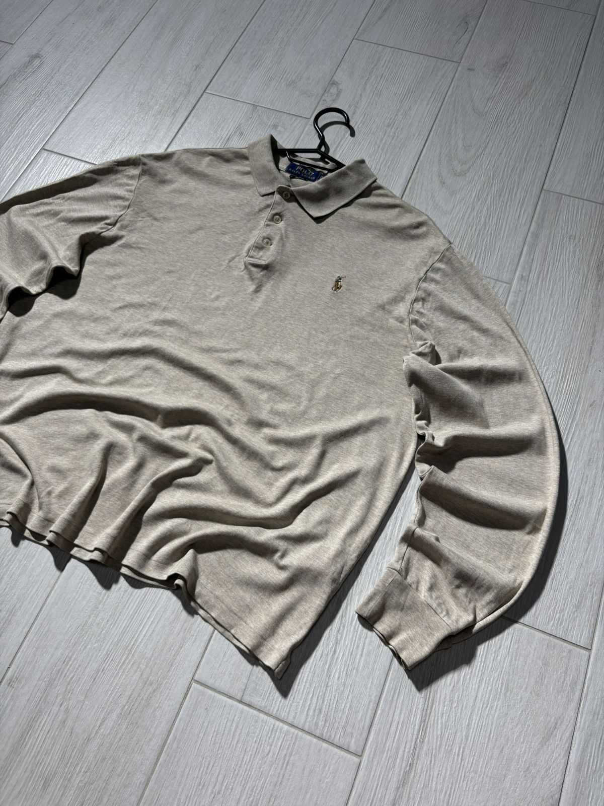 Polo Ralph Lauren Polo Ralph Lauren Polo Rugby Cream Long Sleeve Old Money Size US XL / EU 56 / 4 - 3 Thumbnail