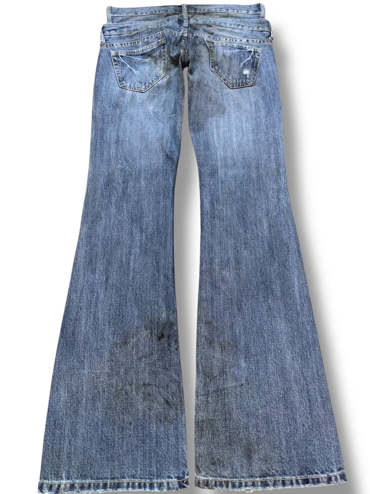VILLAND Vintage Villand Double Waist Flare Bootcut Denim Size US 29 - 6 Thumbnail