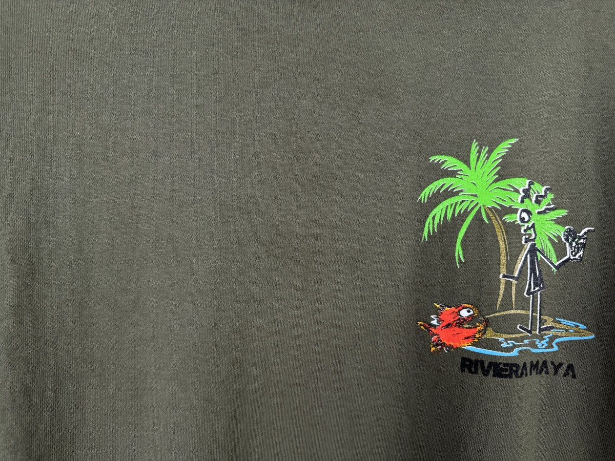 Vintage Pirana Joe Riviera Maya Graphic T-Shirt Tropical Beach Tee Size US L / EU 52-54 / 3 - 7 Thumbnail