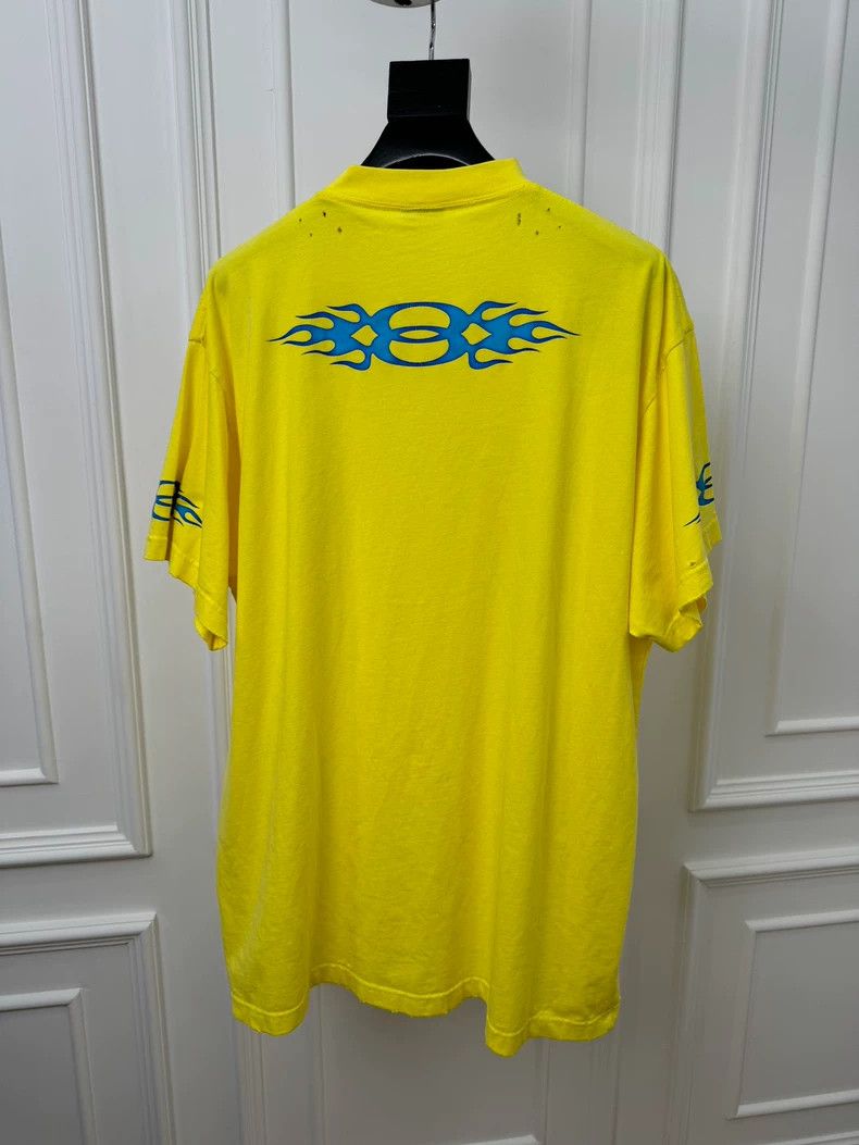 Balenciaga Balenciaga size 2 Yellow flame double-ring short sleeve Size US S / EU 44-46 / 1 - 2 Thumbnail