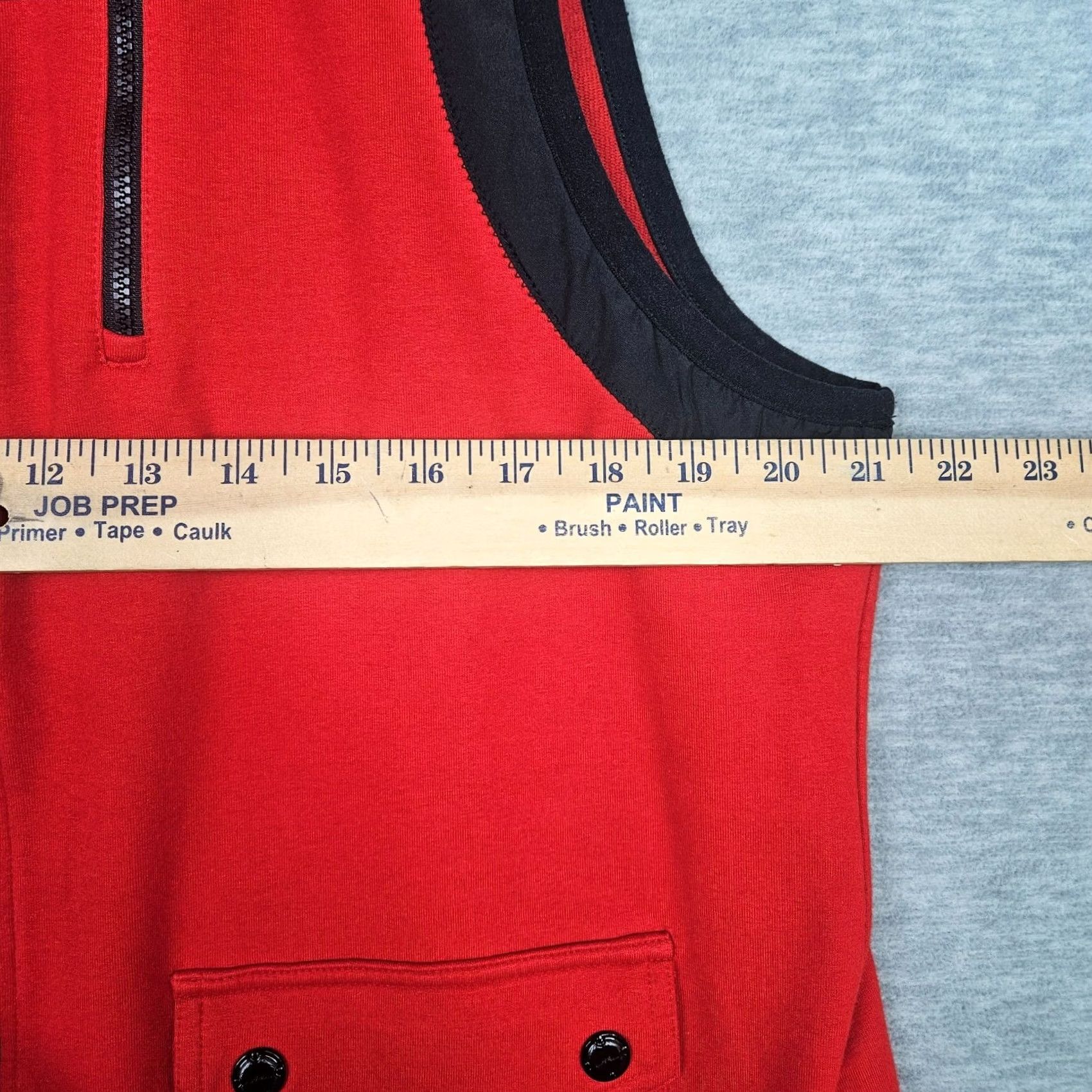 Ralph Lauren Lauren Ralph Lauren Vest Full Zip Womens XL Red Navy Active Layered Knit Casual Outerwear VINTAGE: No Size XL / US 12-14 / IT 48-50 - 3 Thumbnail