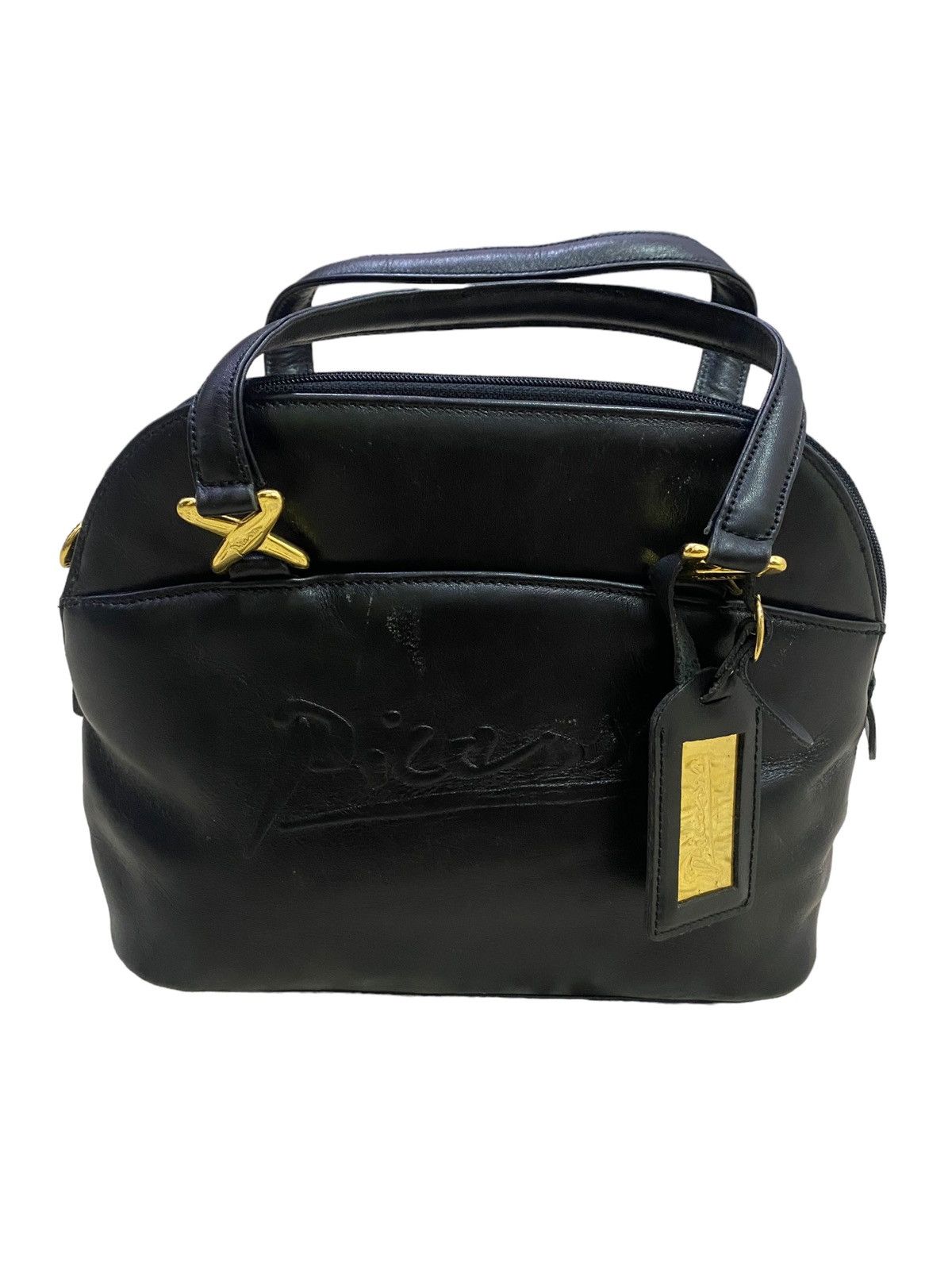 💥Vintage Picasso Handbag Black Leather