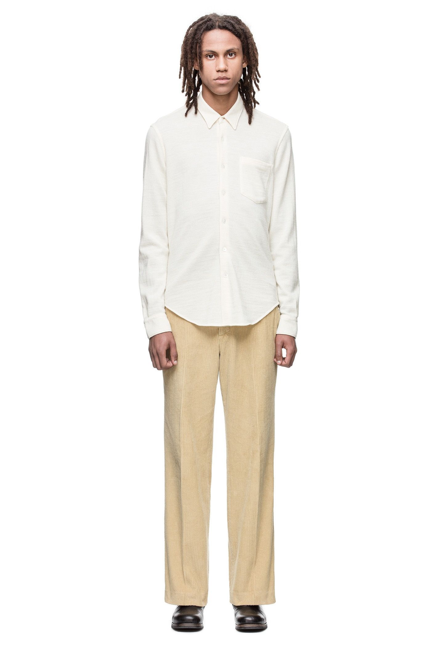 Our Legacy First Shirt Tricot White Wool (Size 46) Size US S / EU 44-46 / 1 - 1 Preview
