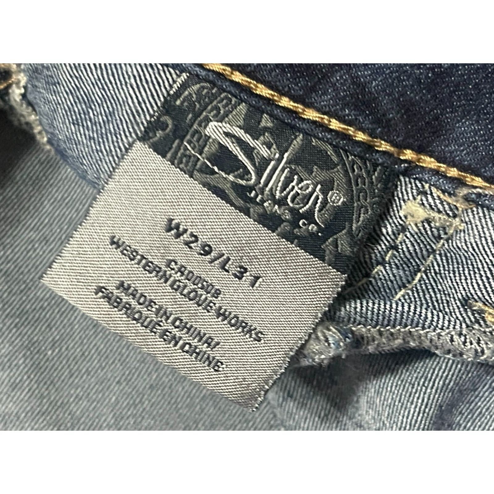 Silver Jeans Co. VINTAGE? Silver Jeans Women’s SUKI Jegging Denim Pockets Blue 29/31 Jeans Size 29" - 7 Thumbnail