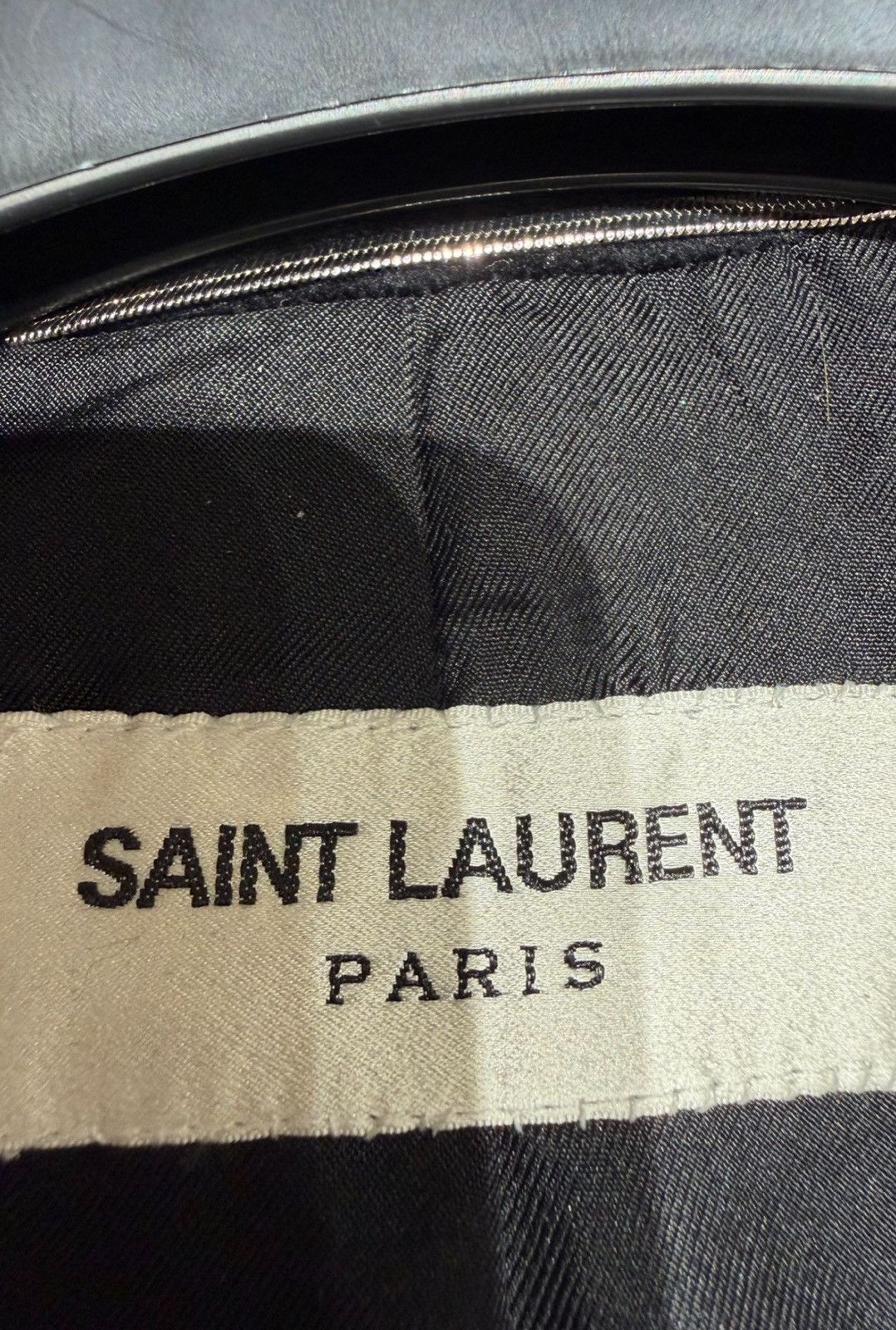 Saint Laurent Paris Saint Laurent 19SS Constellation Black Velvet Beaded Smoking Size 46S - 4 Thumbnail