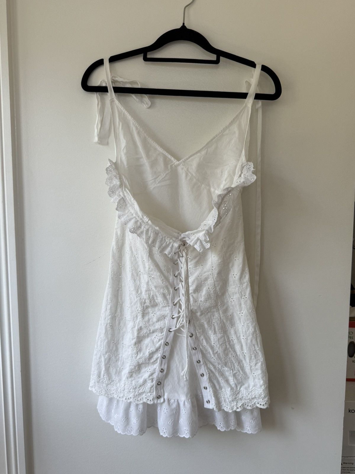 Other Daisy TV White Broderie Dreas Size M / US 6-8 / IT 42-44 - 2 Thumbnail