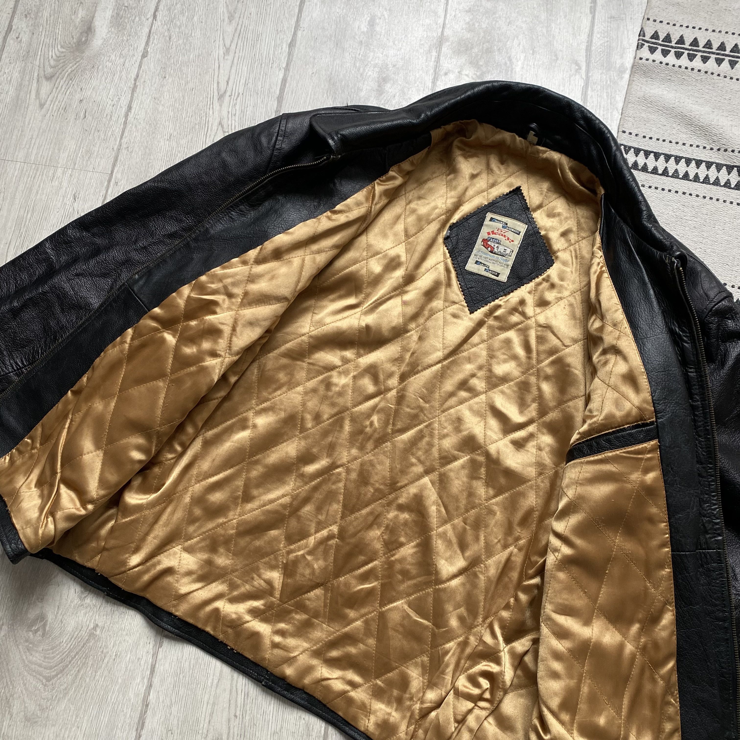Genuine Leather Vintage 70s Genuine Real Leather Heavy Racing Jacket Size US M / EU 48-50 / 2 - 7 Thumbnail