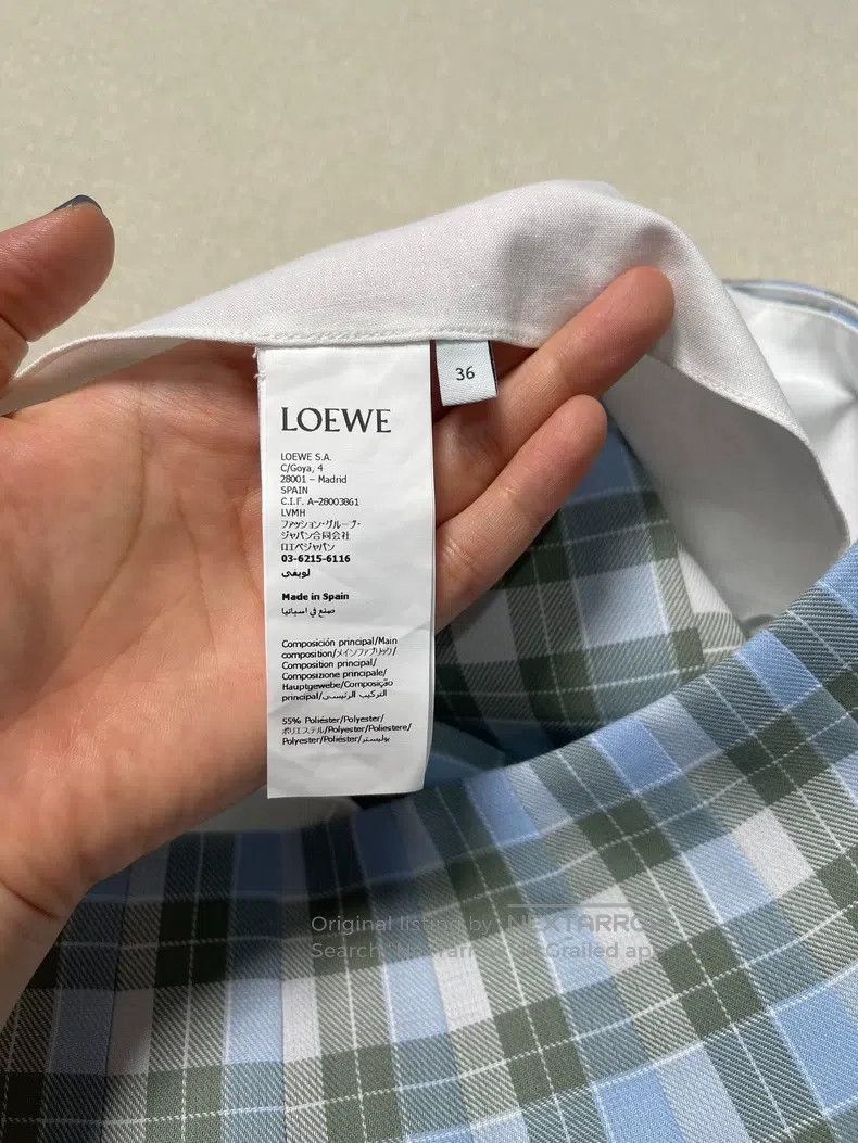 Loewe Loewe FW25 Women's Pre-Selected Wool Blend Pleated Mid-Len Size 24" / US 00 / IT 34 - 5 Thumbnail